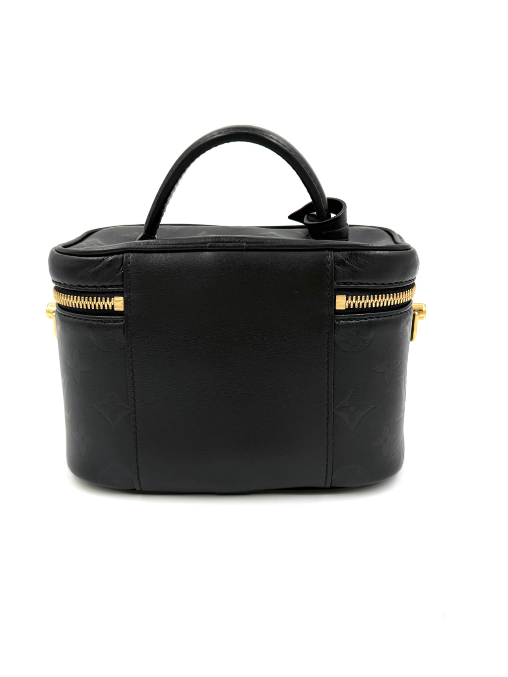 Pre-Owned Louis Vuitton Black Leather Vanity PM Like New - Authenticated