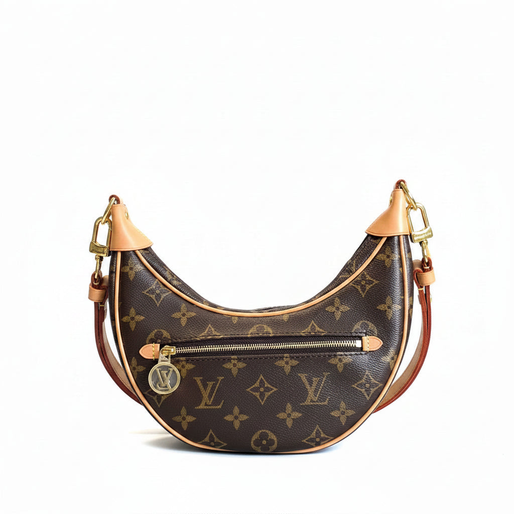 Pre-owned Louis Vuitton Loop Hobo Monogram Canvas - Authenticated - RESERVED