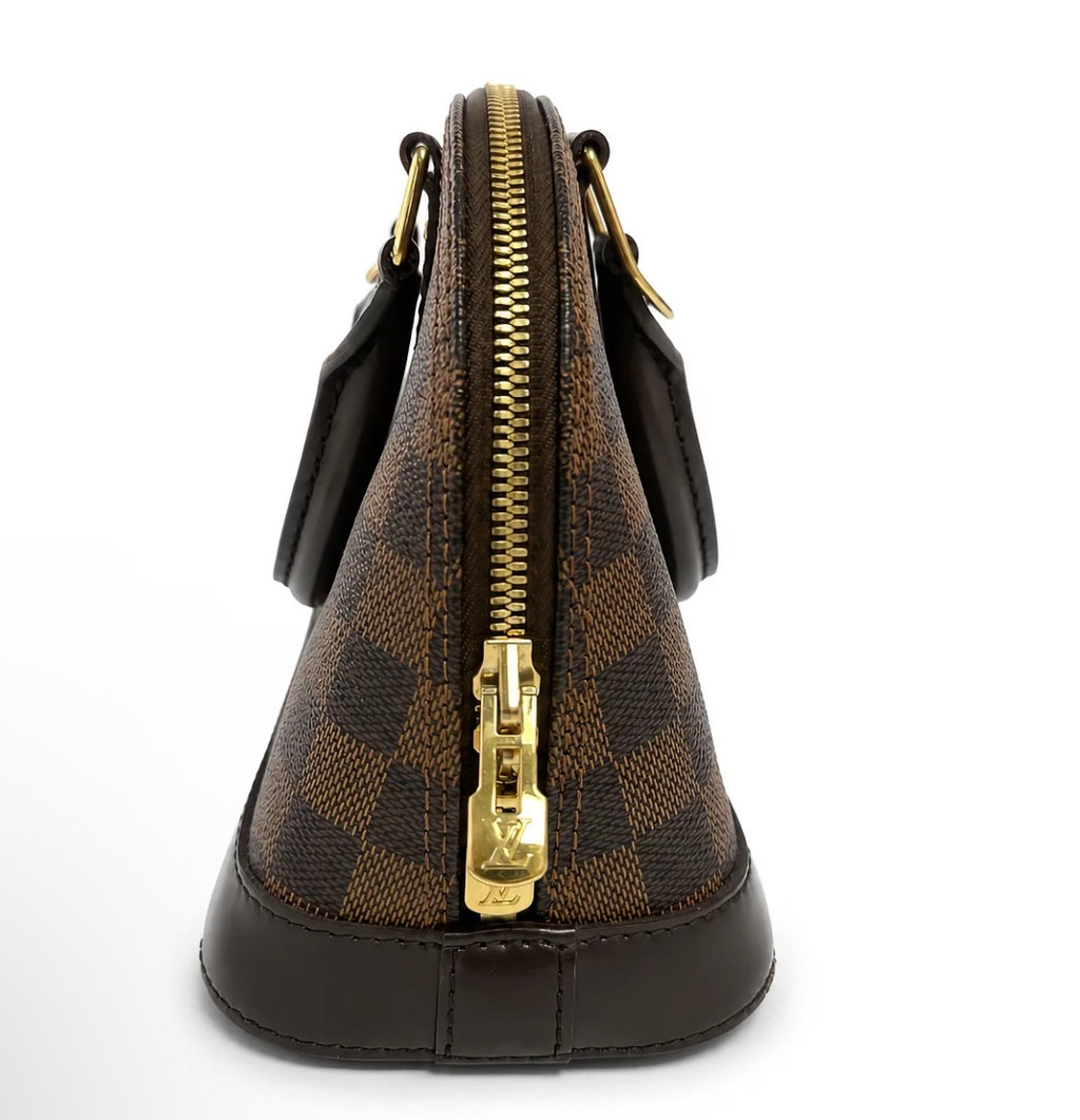 Pre-owned Louis Vuitton Damier Ebene Alma BB - Authenticated