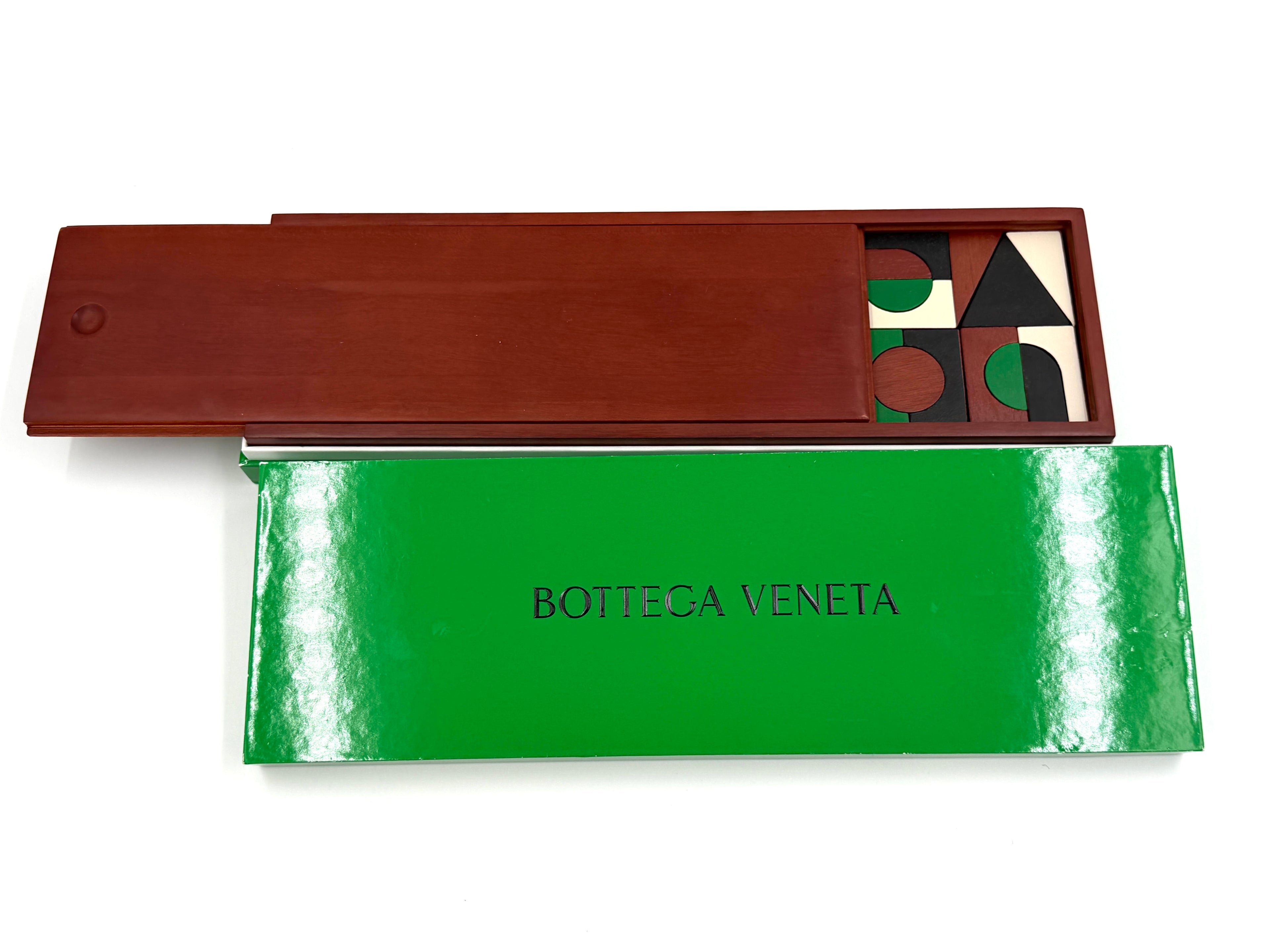 Pre-owned Bottega Veneta Wooden Building Block Puzzle Objet d'Art