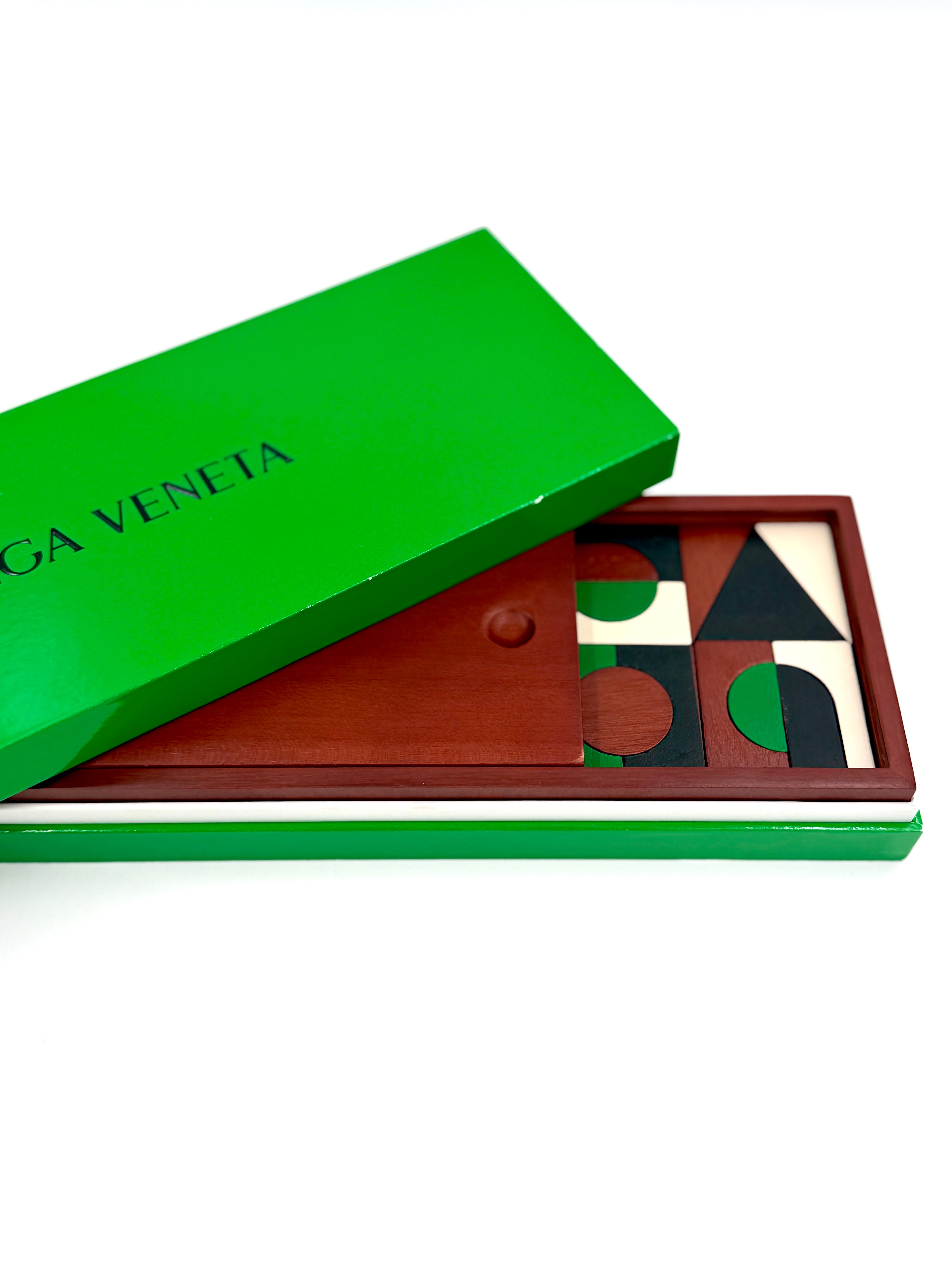 Pre-owned Bottega Veneta Wooden Building Block Puzzle Objet d'Art