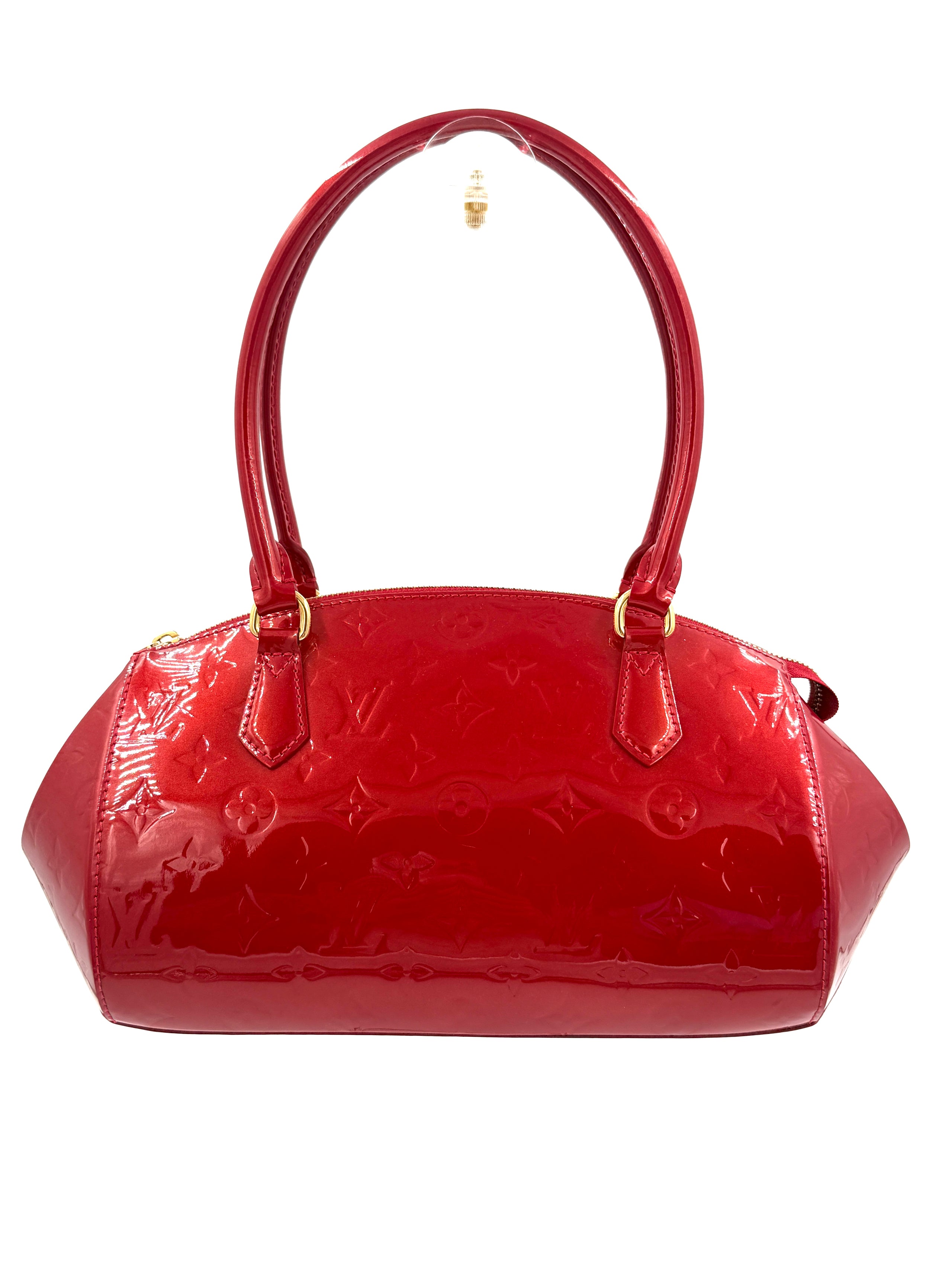 Pre-Owned LOUIS VUITTON Vernis Sherwood PM Pomme D'Amour - Authenticated