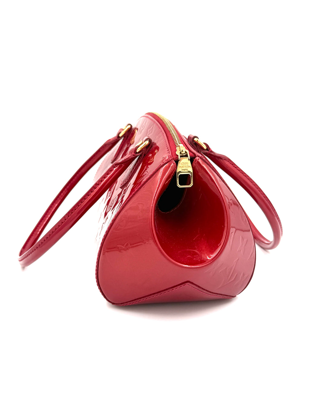 Pre-Owned LOUIS VUITTON Vernis Sherwood PM Pomme D'Amour - Authenticated