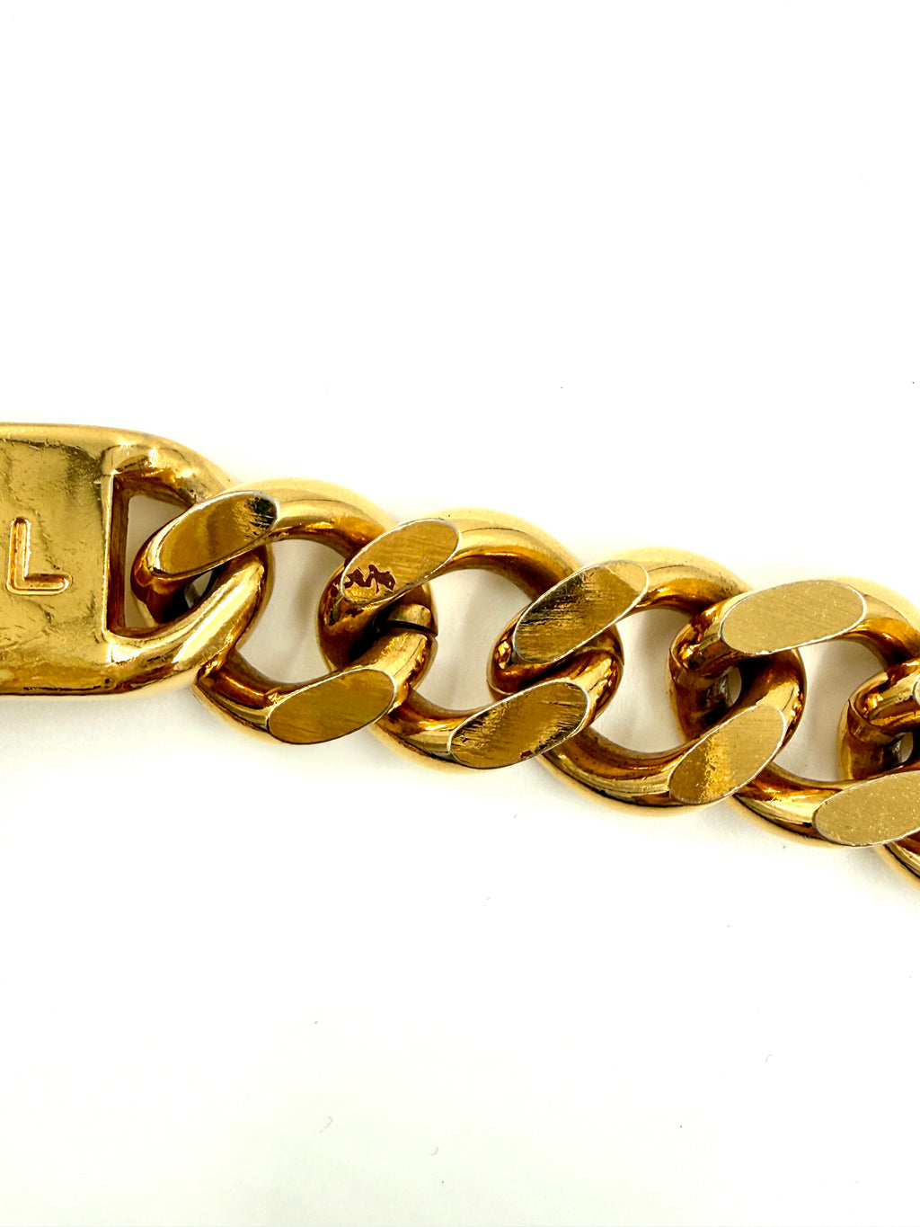 Pre-Owned CHANEL Rue Cambon Medallion Gold Chain Belt - Authenticated
