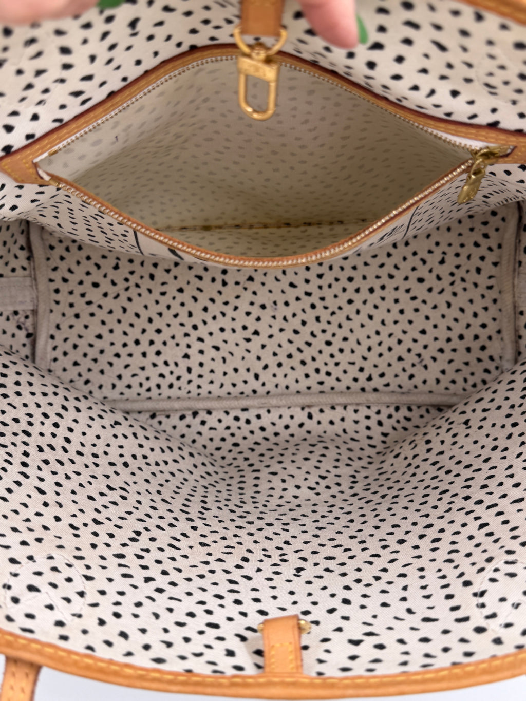 Pre-owned Louis Vuitton x Yayoi Kusama Monogram Waves Neverfull MM - Authenticated
