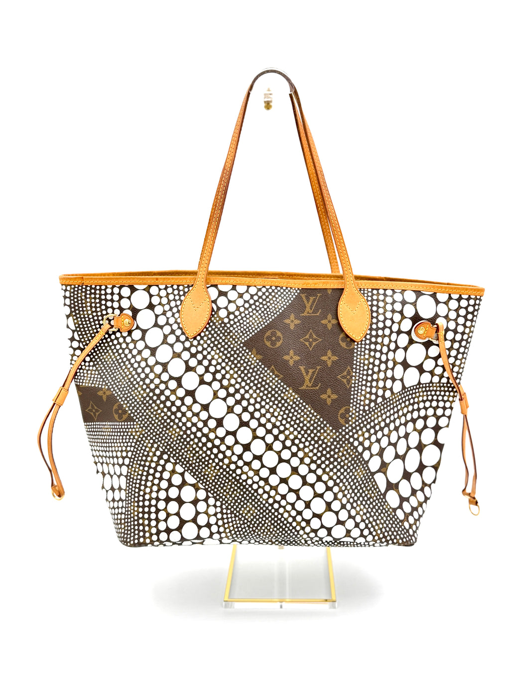 Pre-owned Louis Vuitton x Yayoi Kusama Monogram Waves Neverfull MM - Authenticated