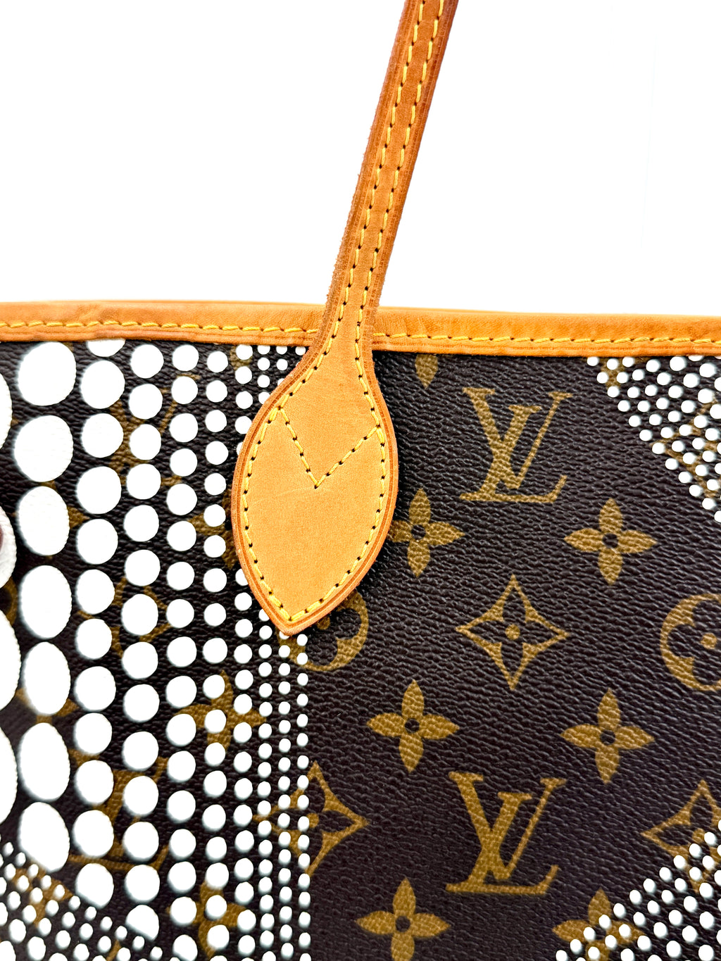 Pre-owned Louis Vuitton x Yayoi Kusama Monogram Waves Neverfull MM - Authenticated