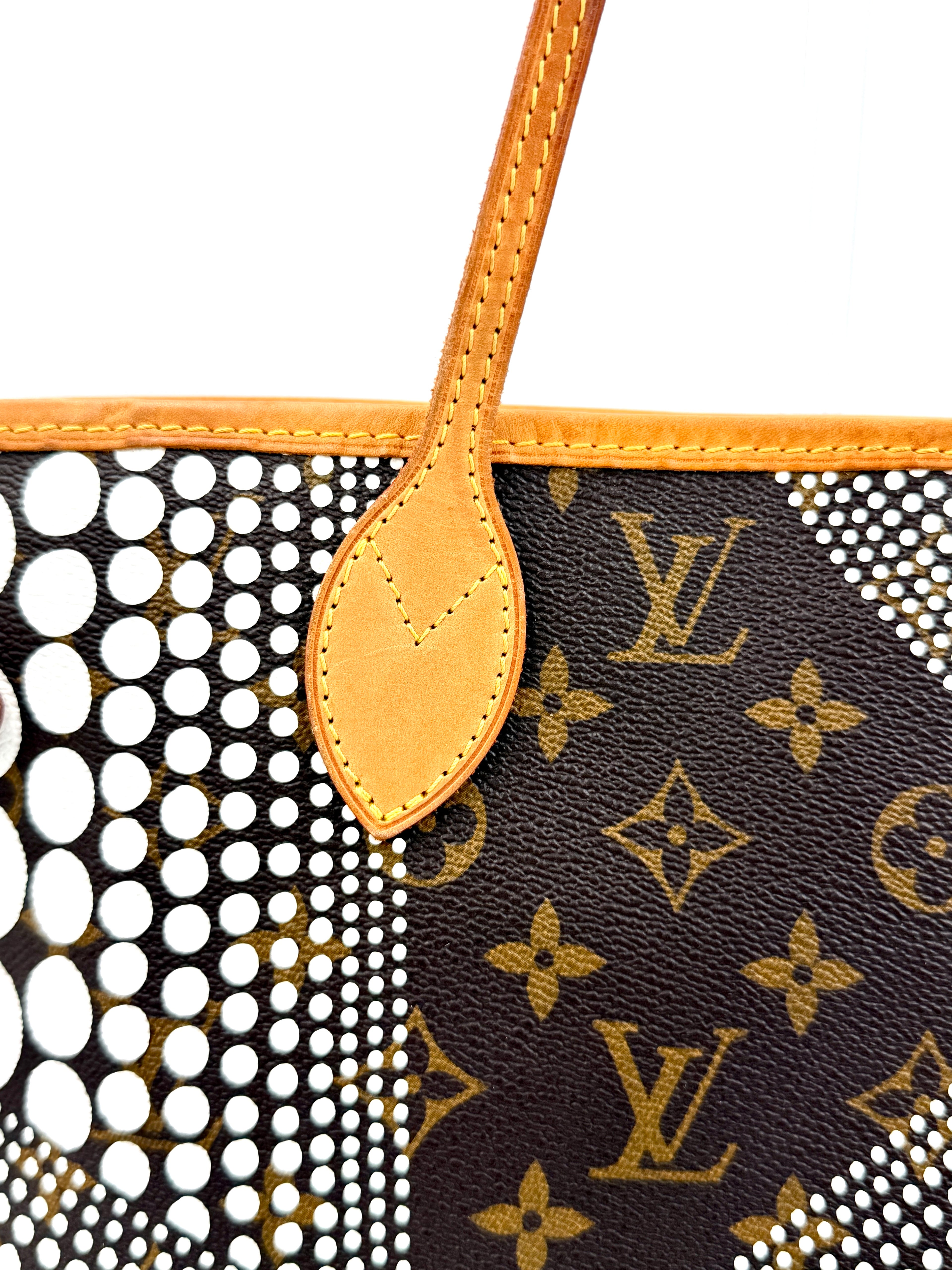 Pre-owned Louis Vuitton x Yayoi Kusama Monogram Waves Neverfull MM - Authenticated