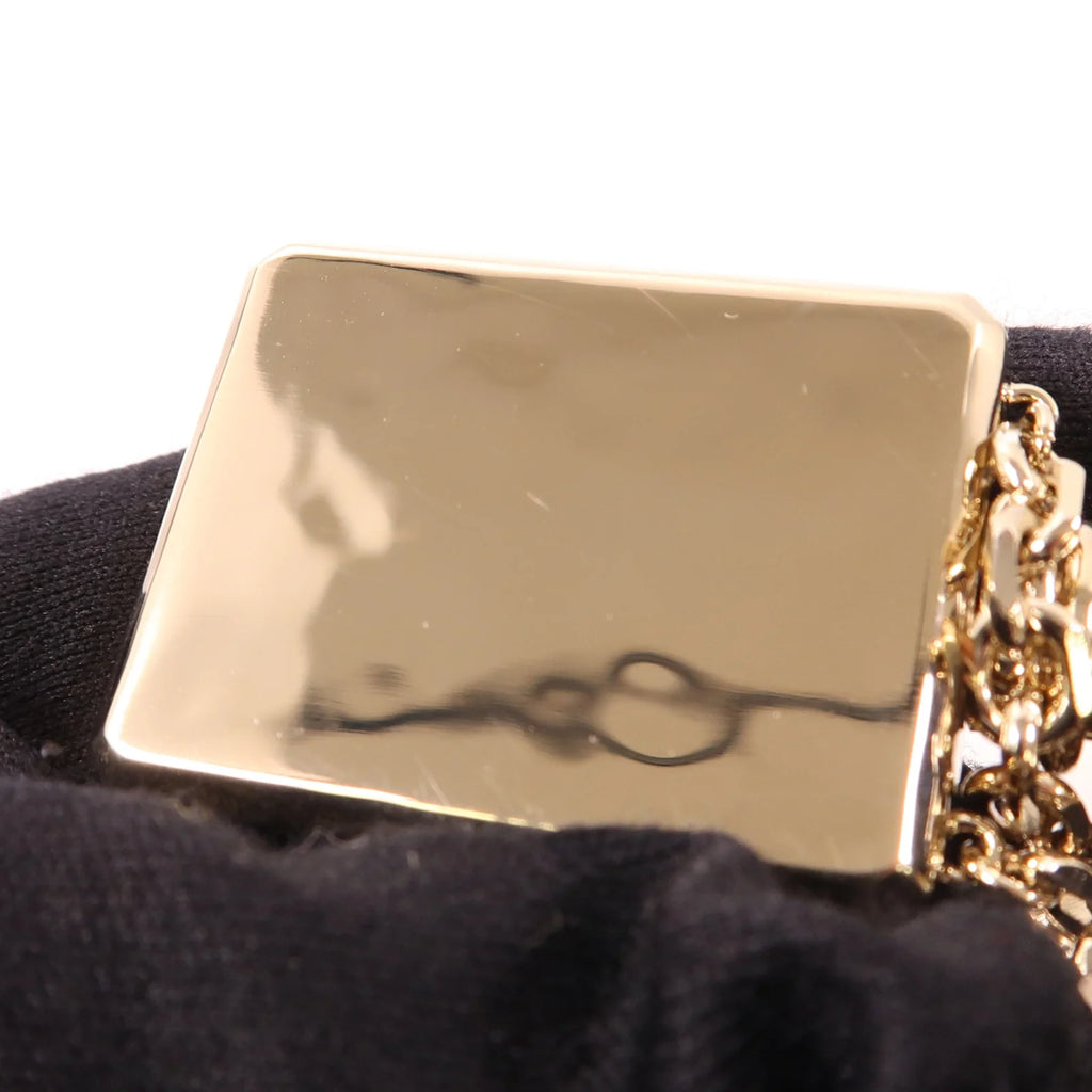 Pre-Owned Chanel  Faux Pearl CC Perfume Bottle Locket Long Pendant Necklace - Authenticated