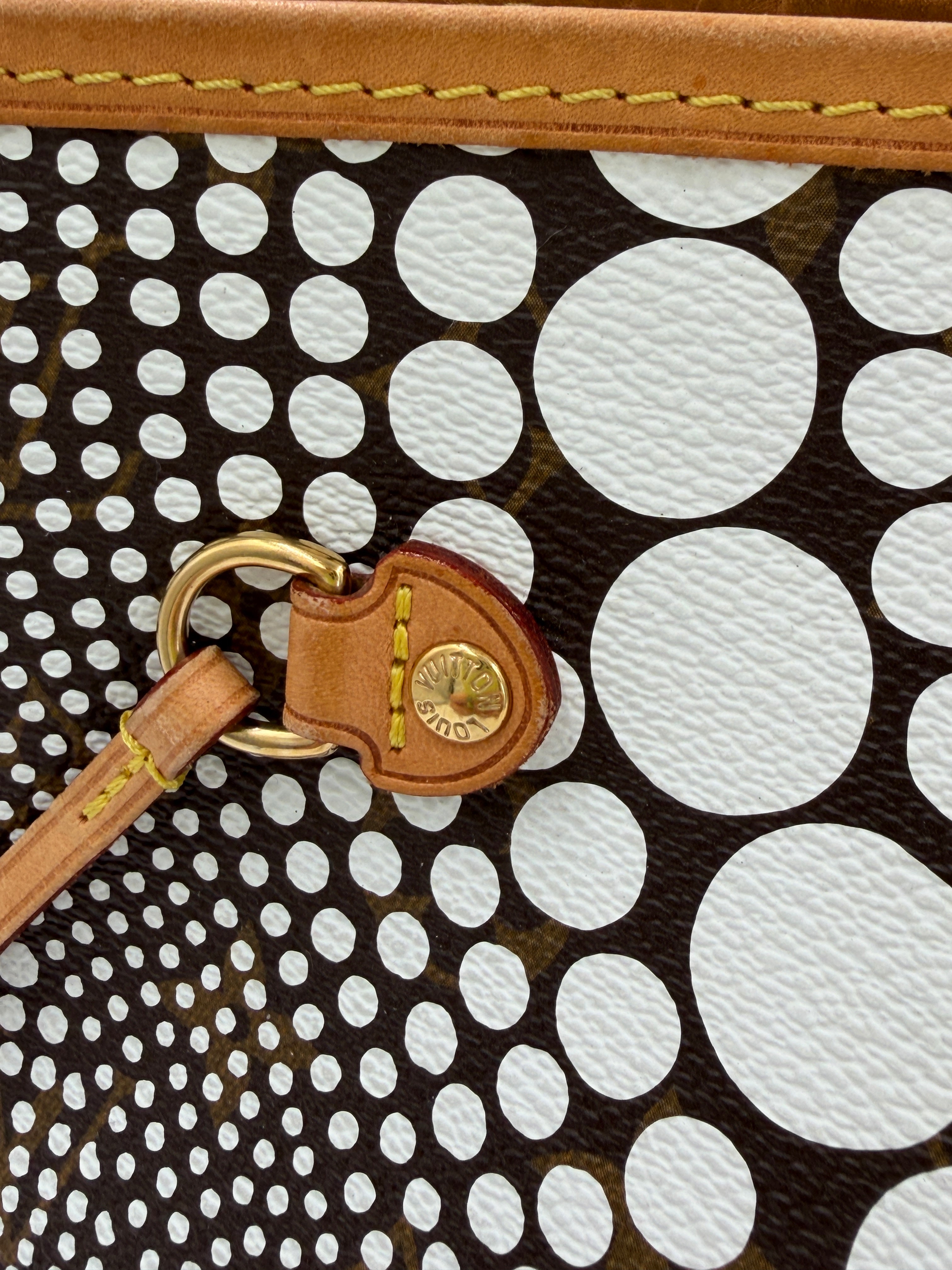 Pre-owned Louis Vuitton x Yayoi Kusama Monogram Waves Neverfull MM - Authenticated