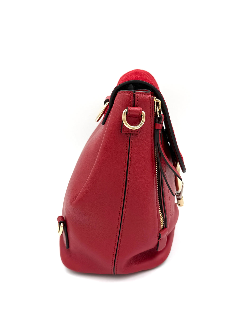 Pre-Owned Chloé Faye Small Backpack Calfskin Leather and Suede - Authenticated