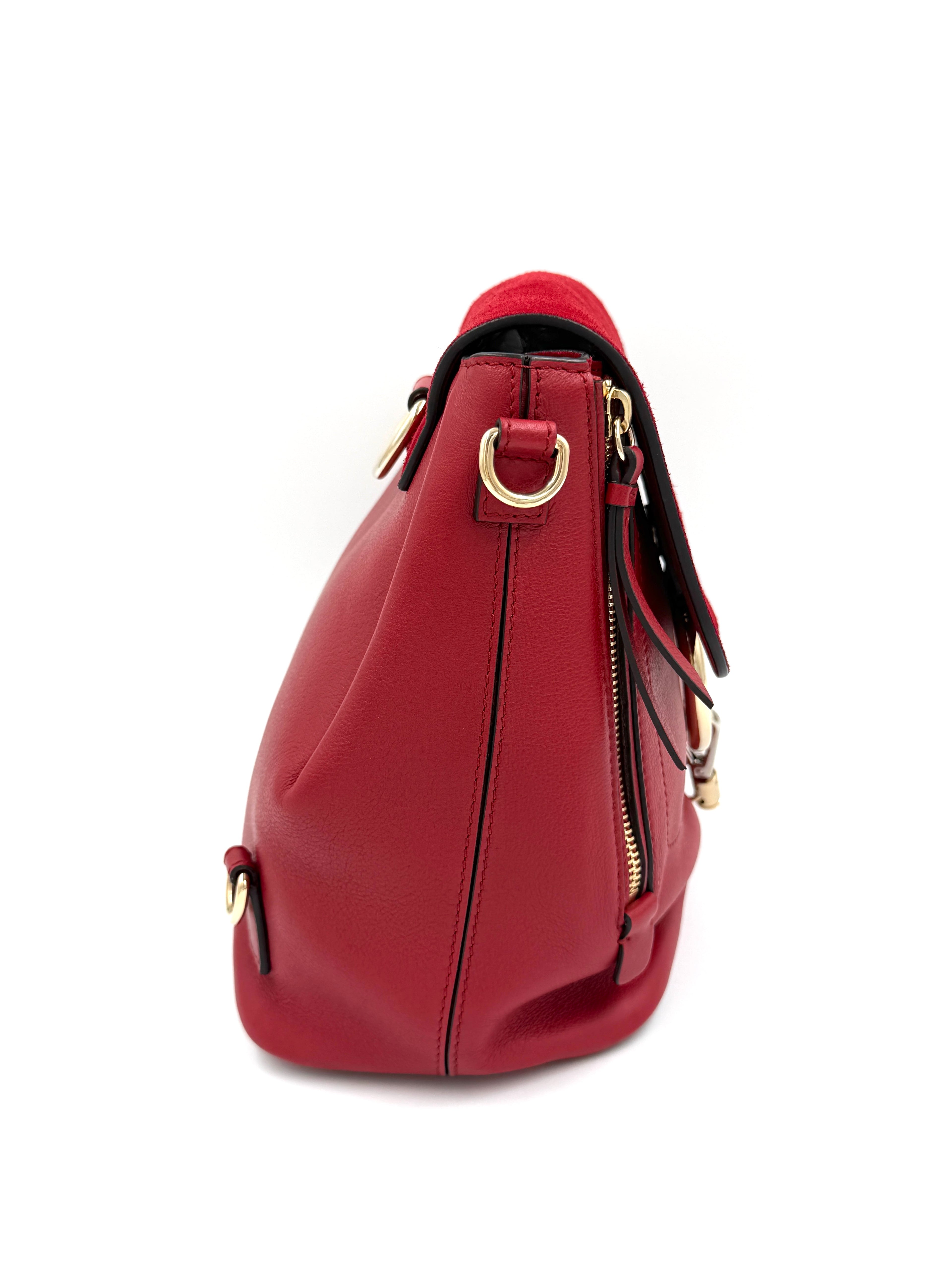 Pre-Owned Chloé Faye Small Backpack Calfskin Leather and Suede - Authenticated