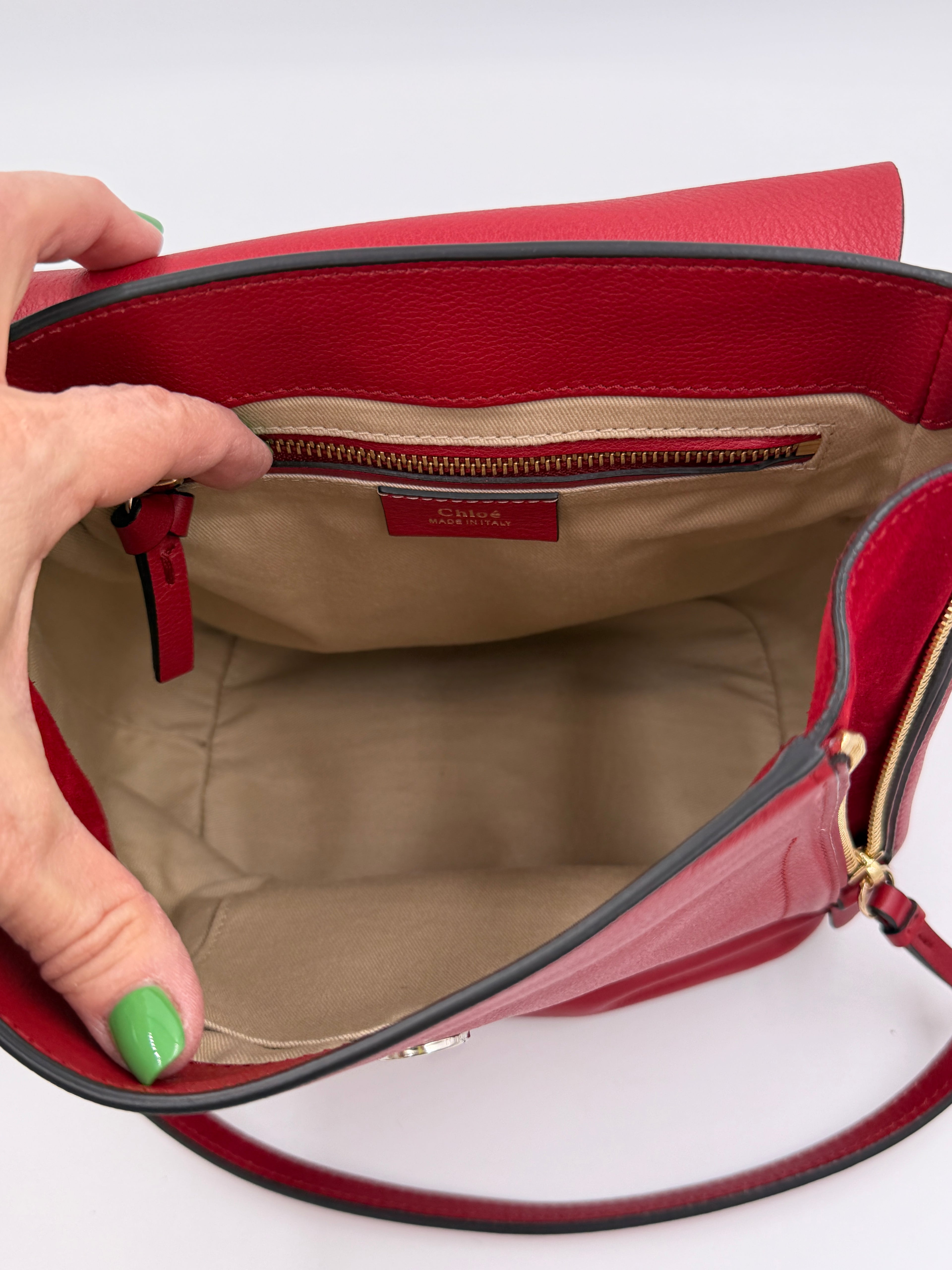 Pre-Owned Chloé Faye Small Backpack Calfskin Leather and Suede - Authenticated