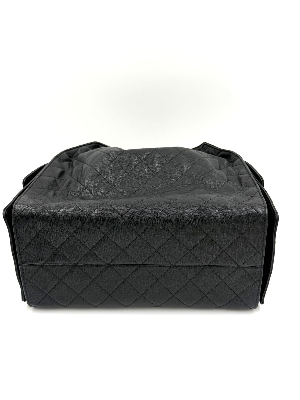 Pre-owned Chanel 25 Hobo Medium Black Caviar Leather Gold Hardware - Authenticated