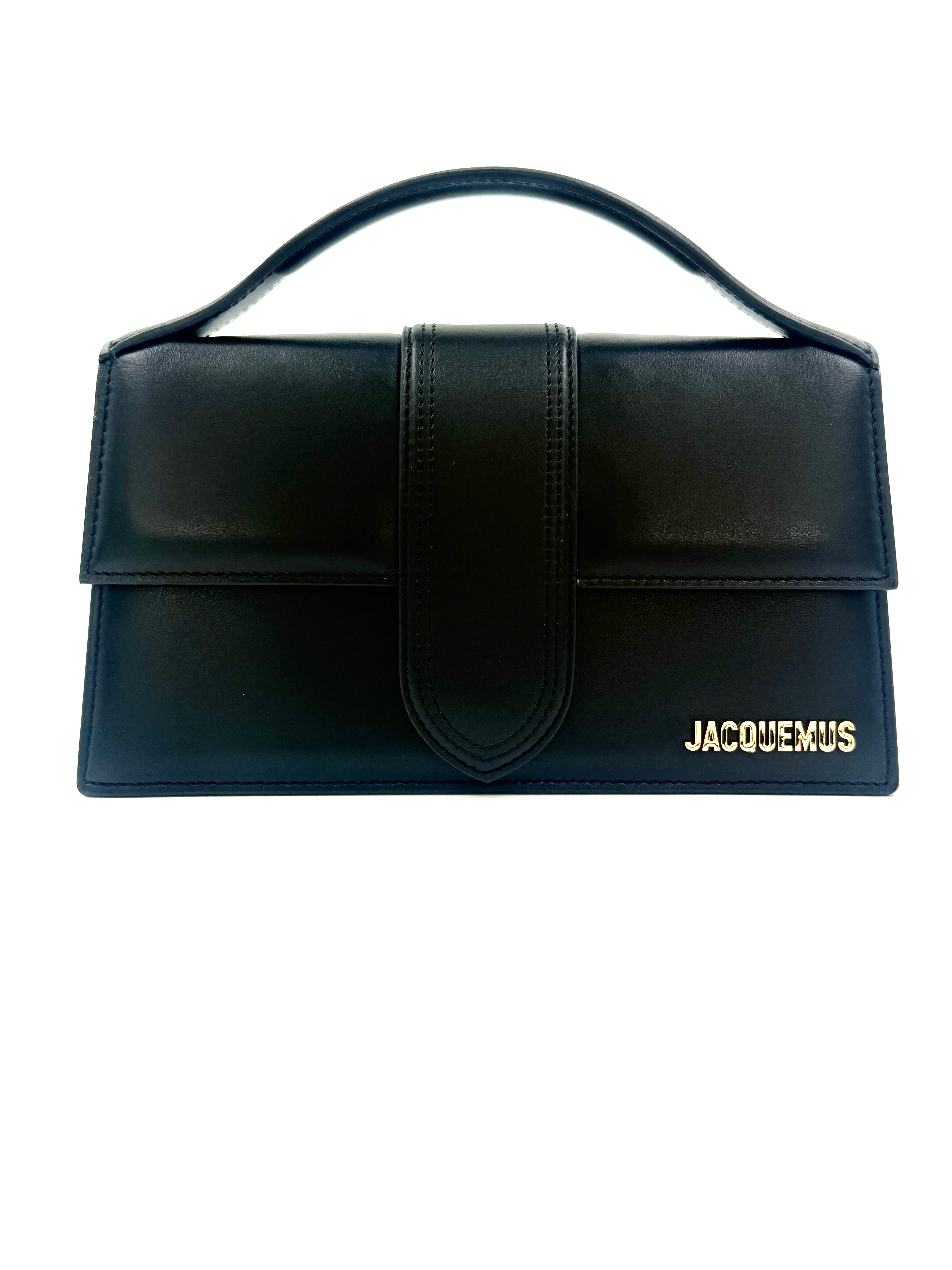 JACQUEMUS ブラック ハンドバッグ Jacquemus Le Grand Bambino Black Handbag - Brand New with Tags