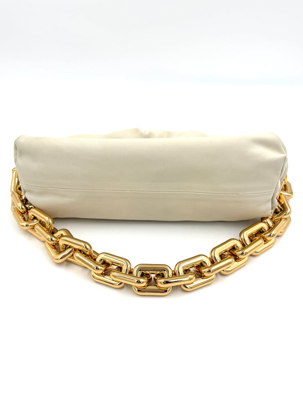 Pre-owned Bottega Veneta Ivory The Chain Pouch Shoulder Bag - Authenticated
