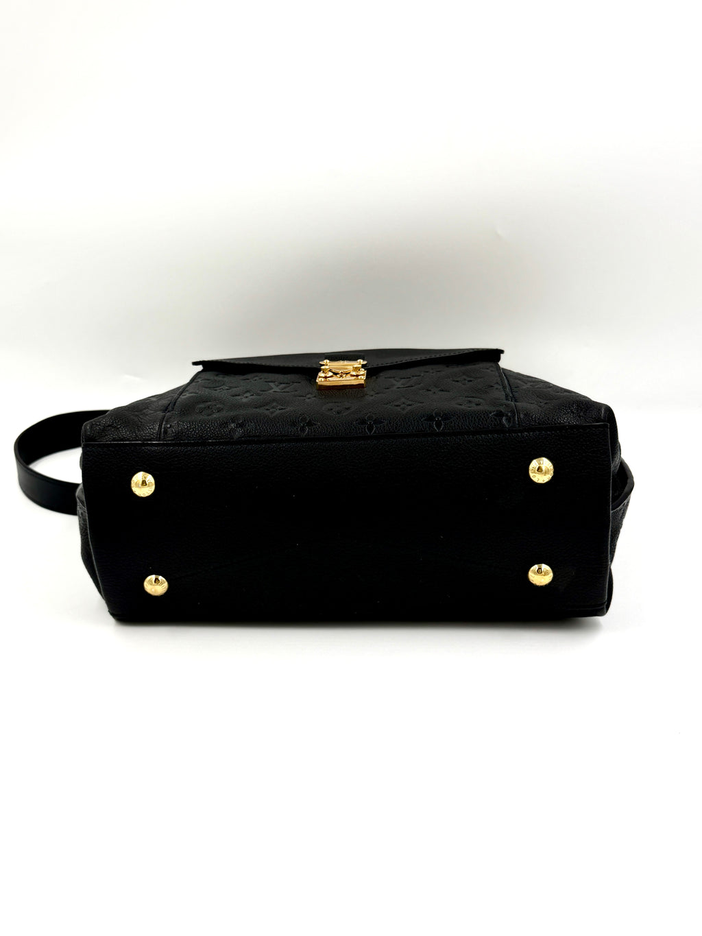 Pre-owned Louis Vuitton Métis Hobo Noir Monogram Empreinte Leather - Authenticated