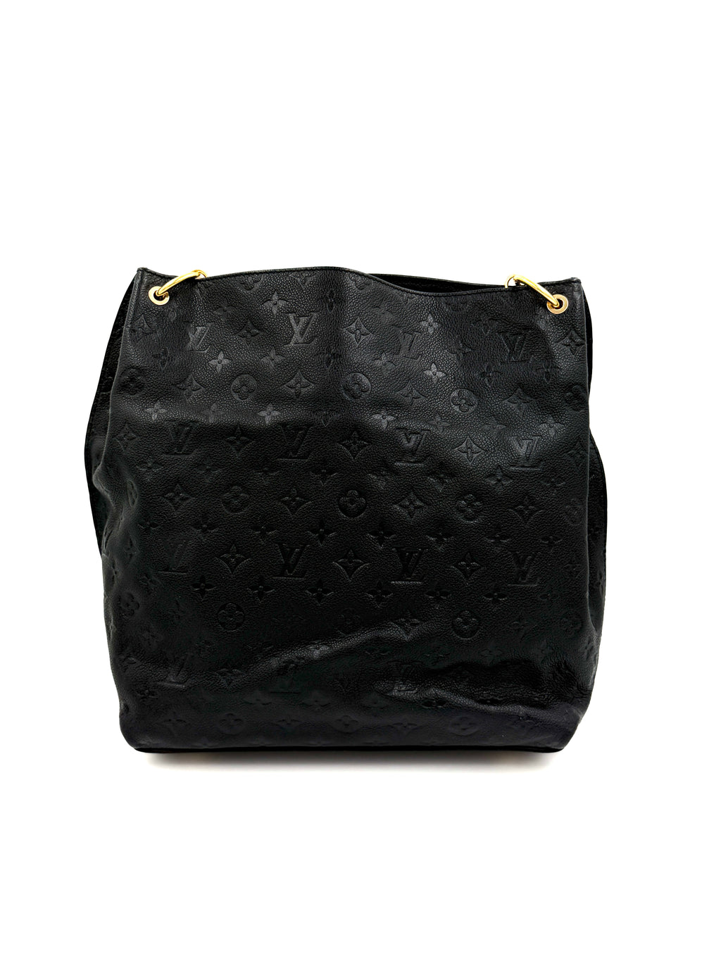 Pre-owned Louis Vuitton Métis Hobo Noir Monogram Empreinte Leather - Authenticated