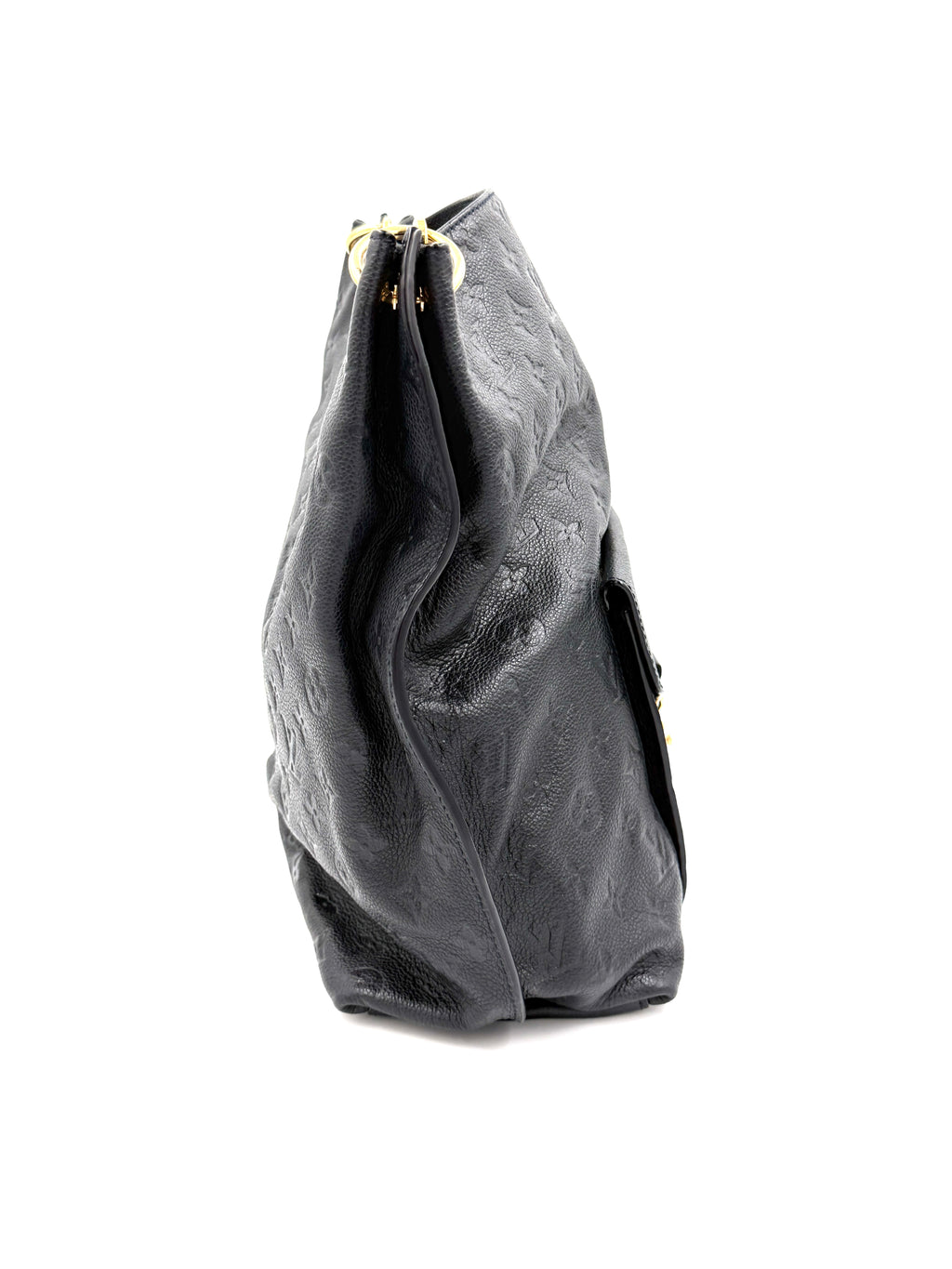 Pre-owned Louis Vuitton Métis Hobo Noir Monogram Empreinte Leather - Authenticated