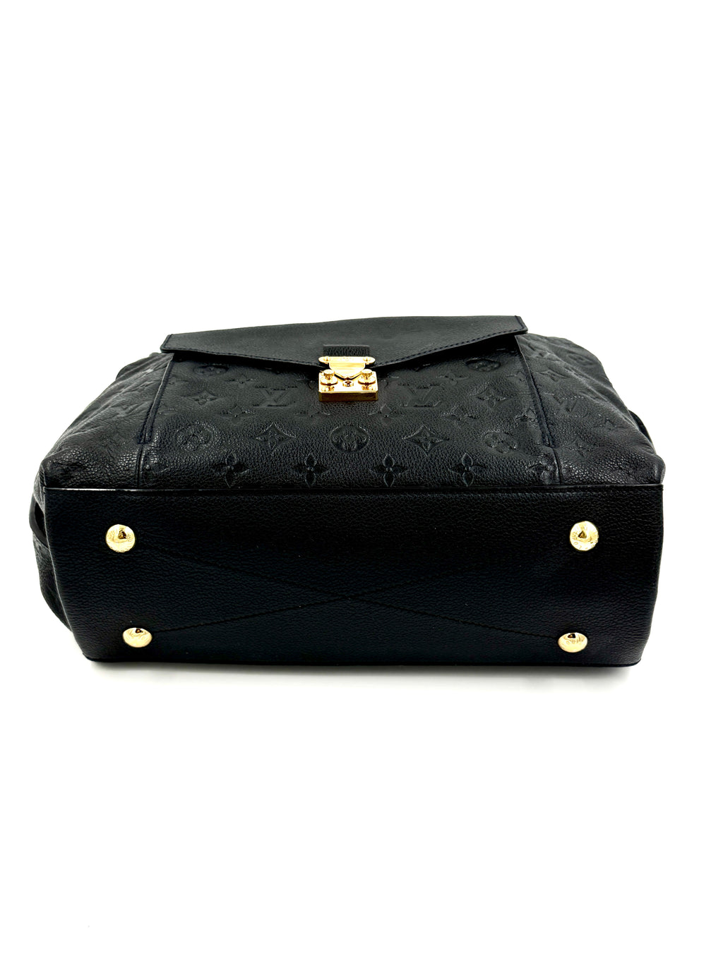Pre-owned Louis Vuitton Métis Hobo Noir Monogram Empreinte Leather - Authenticated