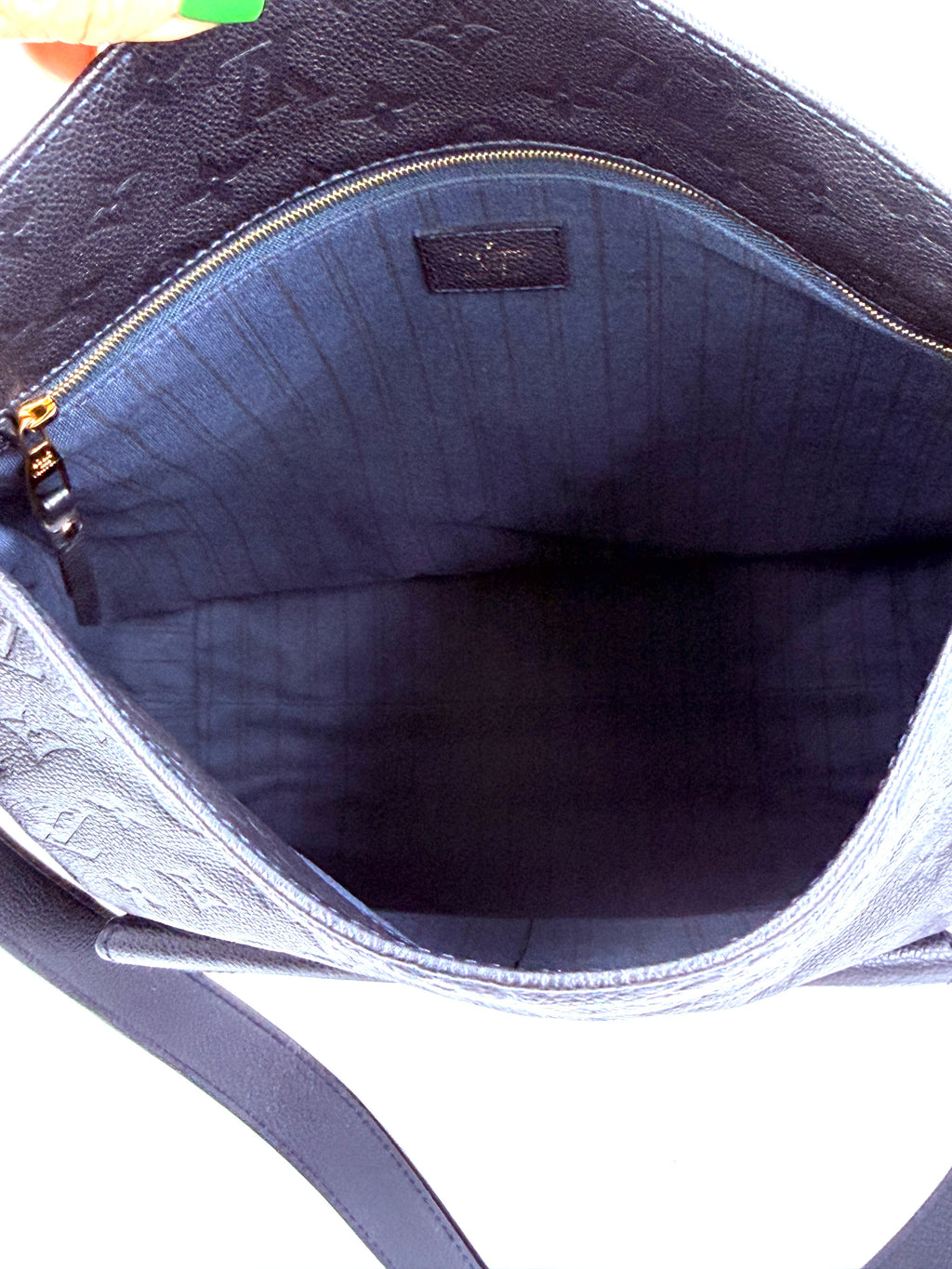 Pre-owned Louis Vuitton Métis Hobo Noir Monogram Empreinte Leather - Authenticated