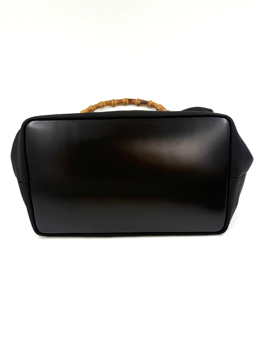 Pre-Owned Like New Gucci Vintage Bamboo Handle Shoulder Bag - Authenticated