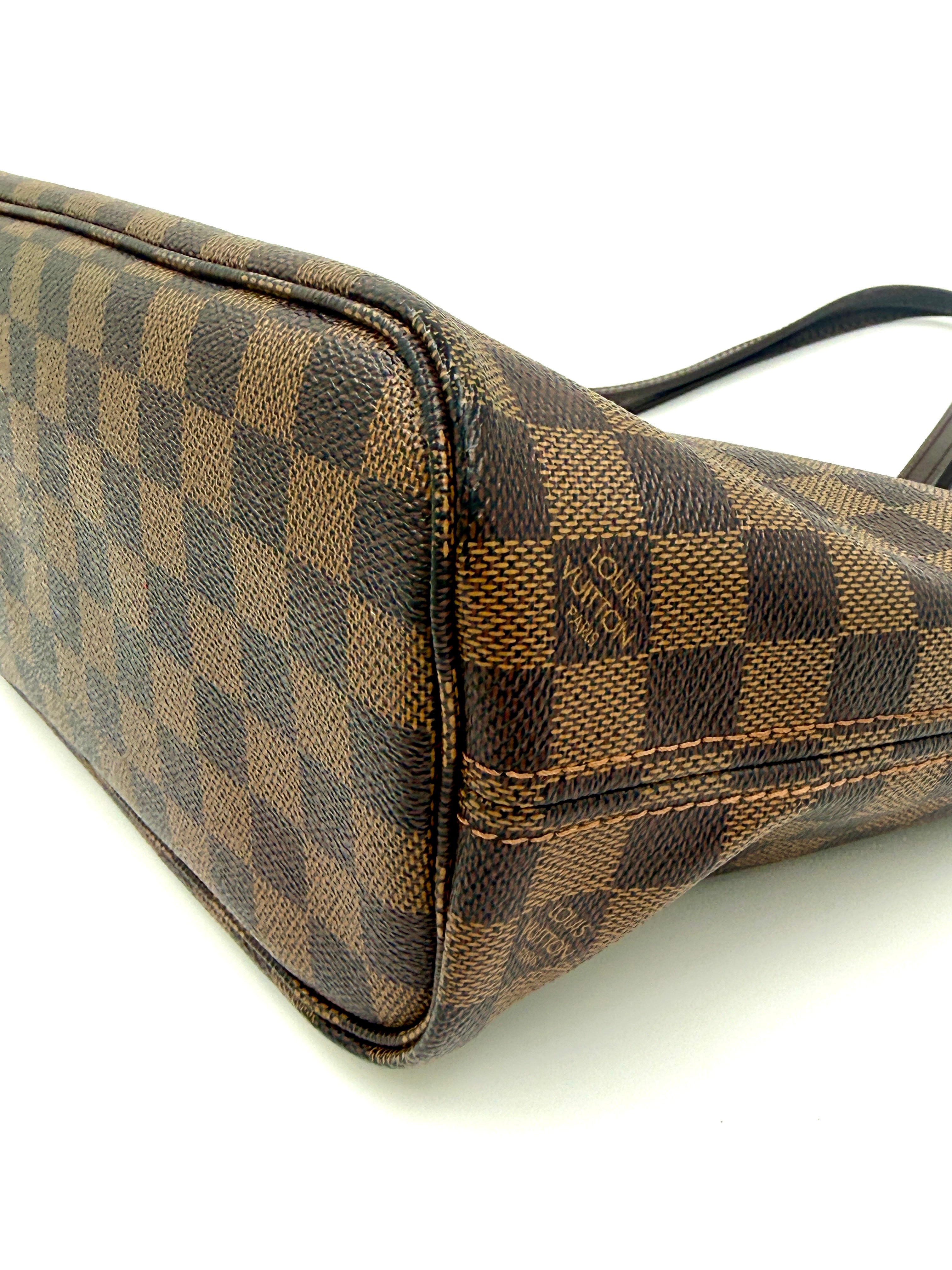 Pre-Owned Louis Vuitton Neverfull PM Damier Ebene - Authenticated