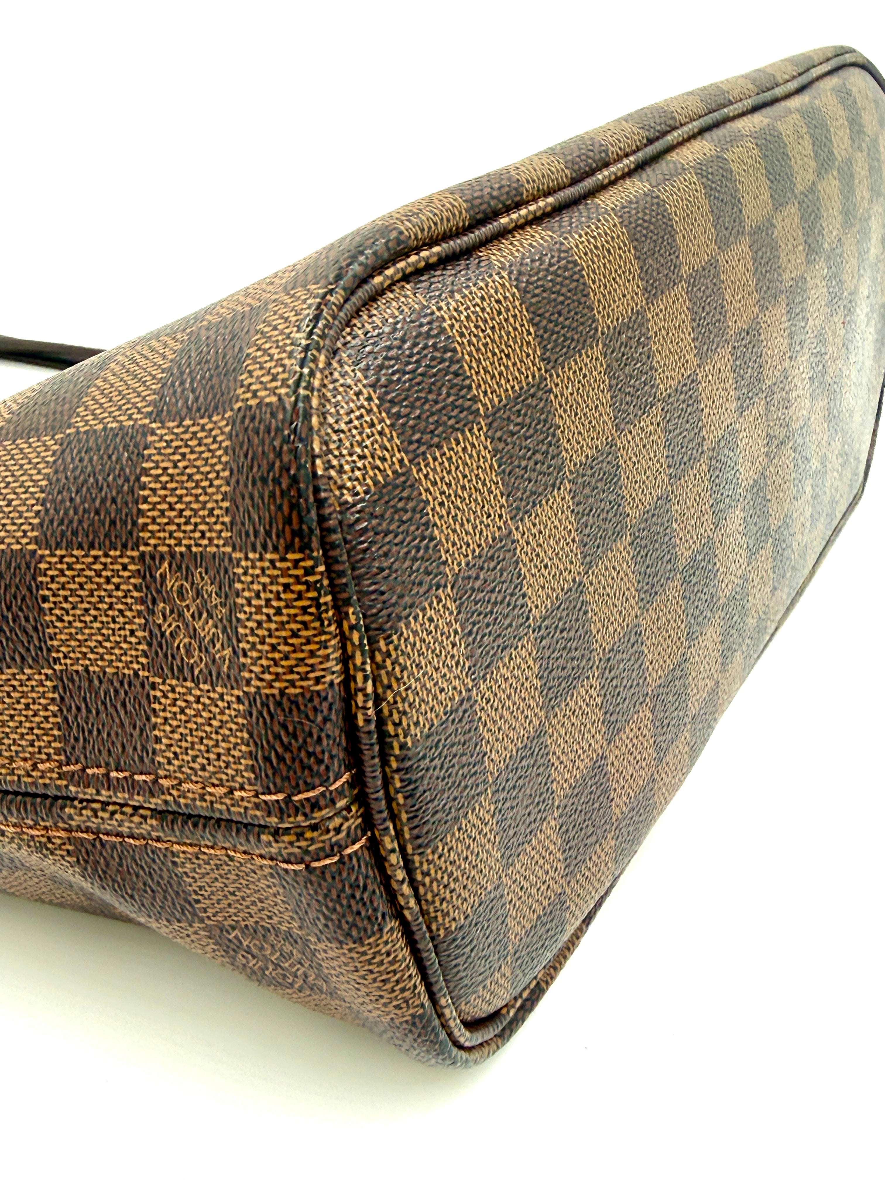 Pre-Owned Louis Vuitton Neverfull PM Damier Ebene - Authenticated
