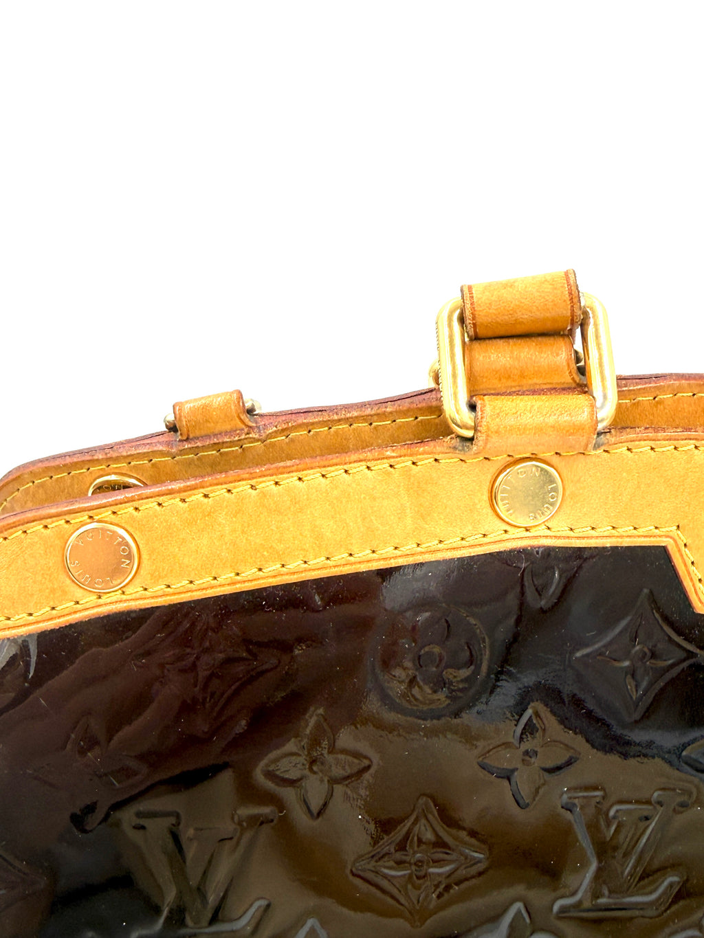 Pre-Owned LOUIS VUITTON Vernis Brea GM Amarante - Authenticated