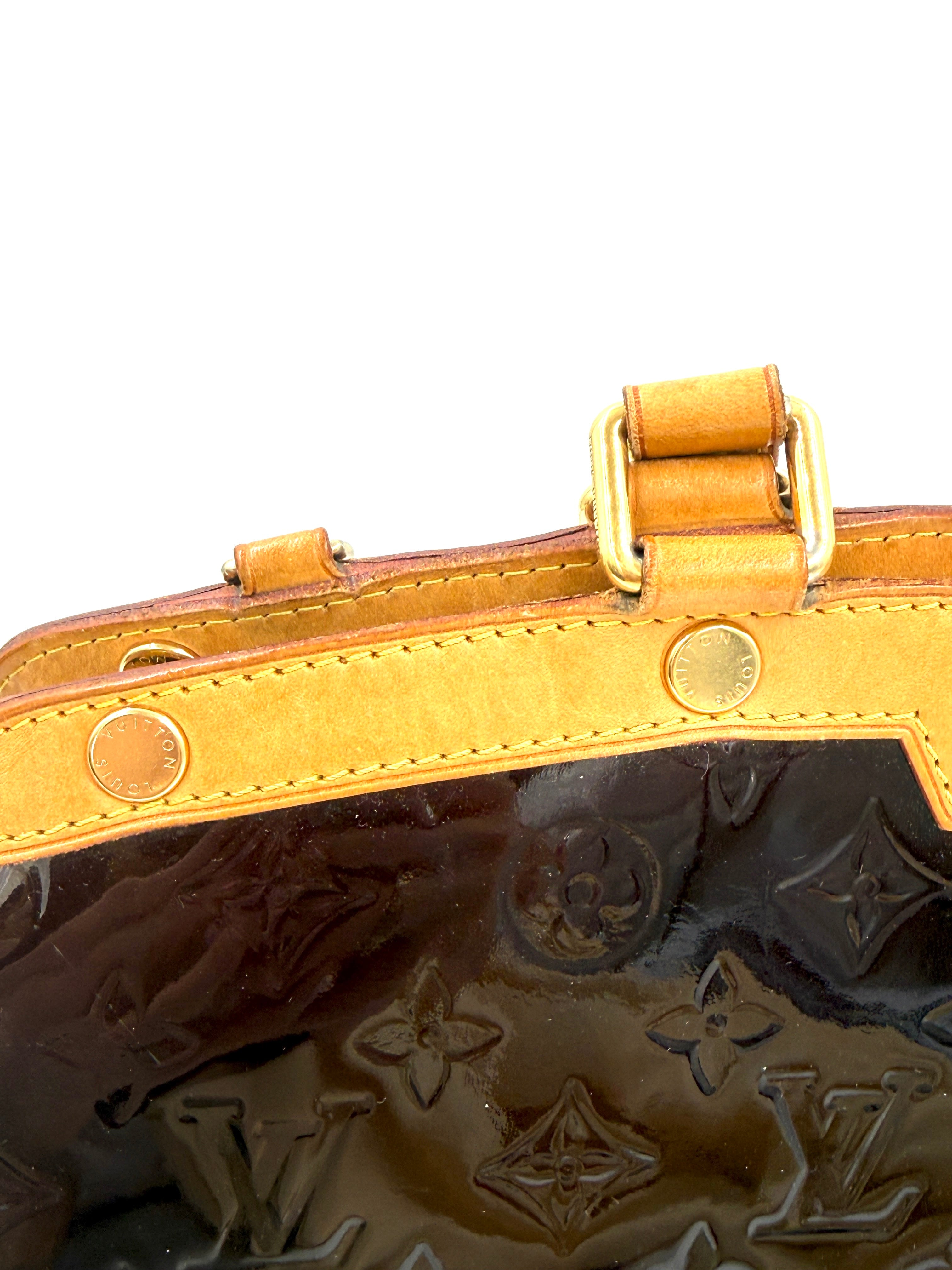 Pre-Owned LOUIS VUITTON Vernis Brea GM Amarante - Authenticated