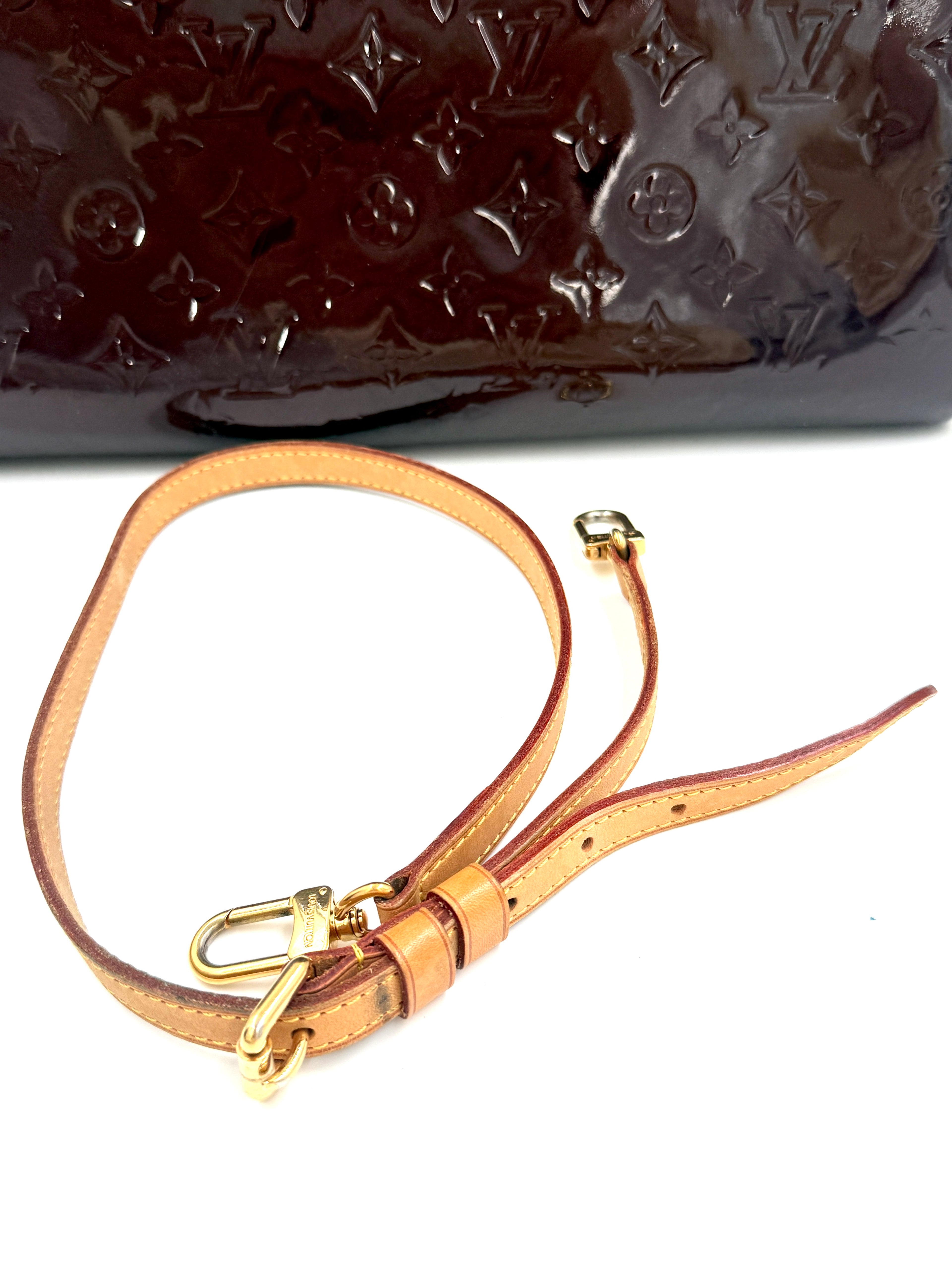 Pre-Owned LOUIS VUITTON Vernis Brea GM Amarante - Authenticated