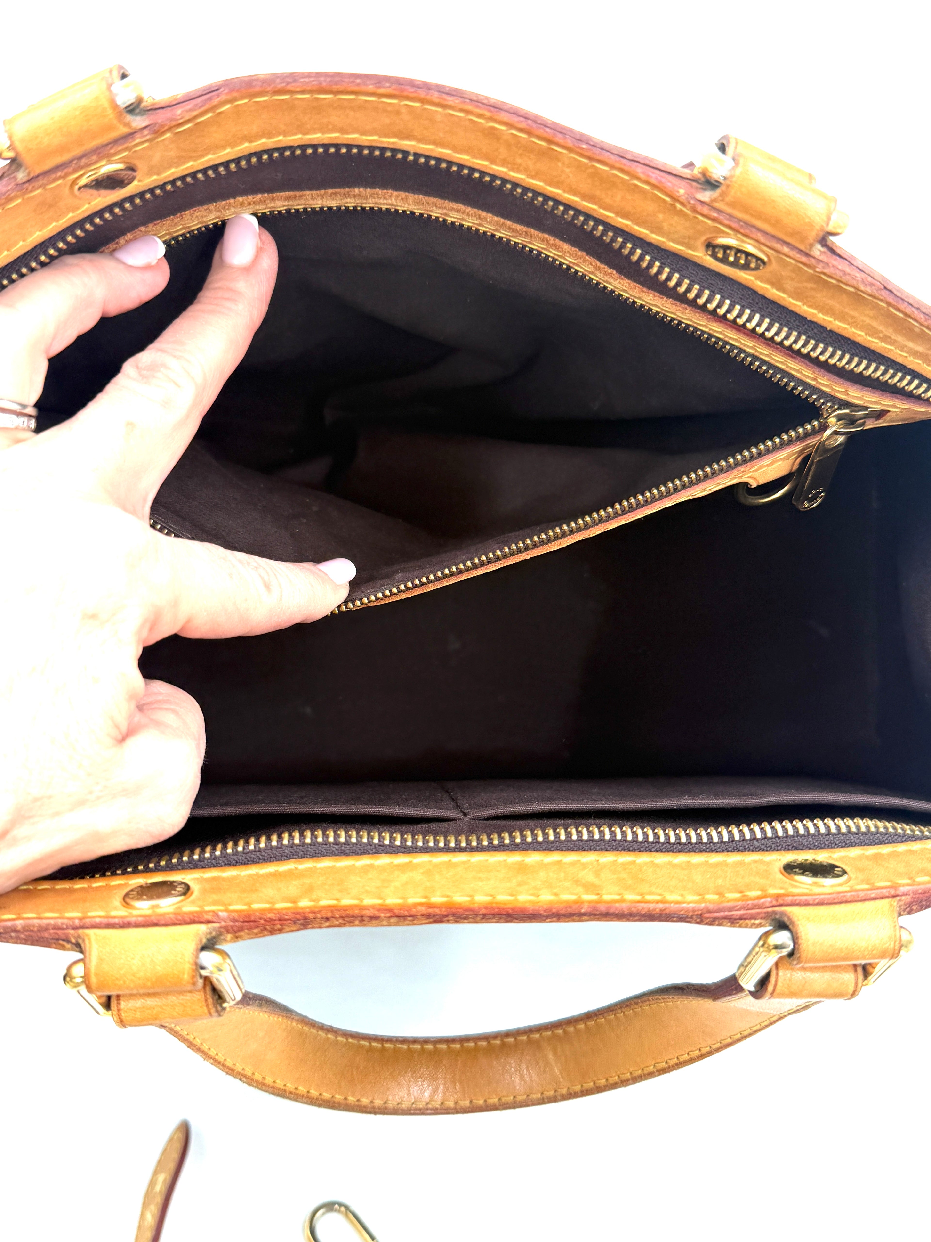 Pre-Owned LOUIS VUITTON Vernis Brea GM Amarante - Authenticated