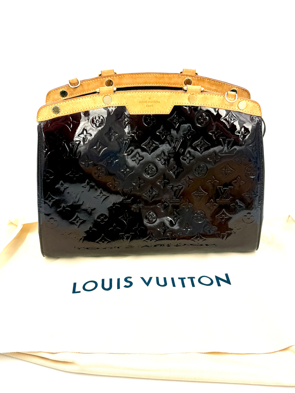 Pre-Owned LOUIS VUITTON Vernis Brea GM Amarante - Authenticated