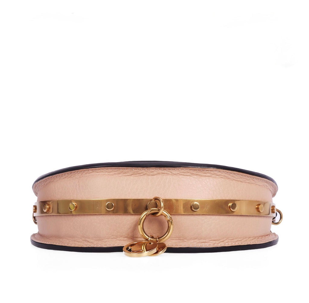 Pre-Owned Chloé Nile Minaudière Bracelet Bag Pink/Beige - Authenticated