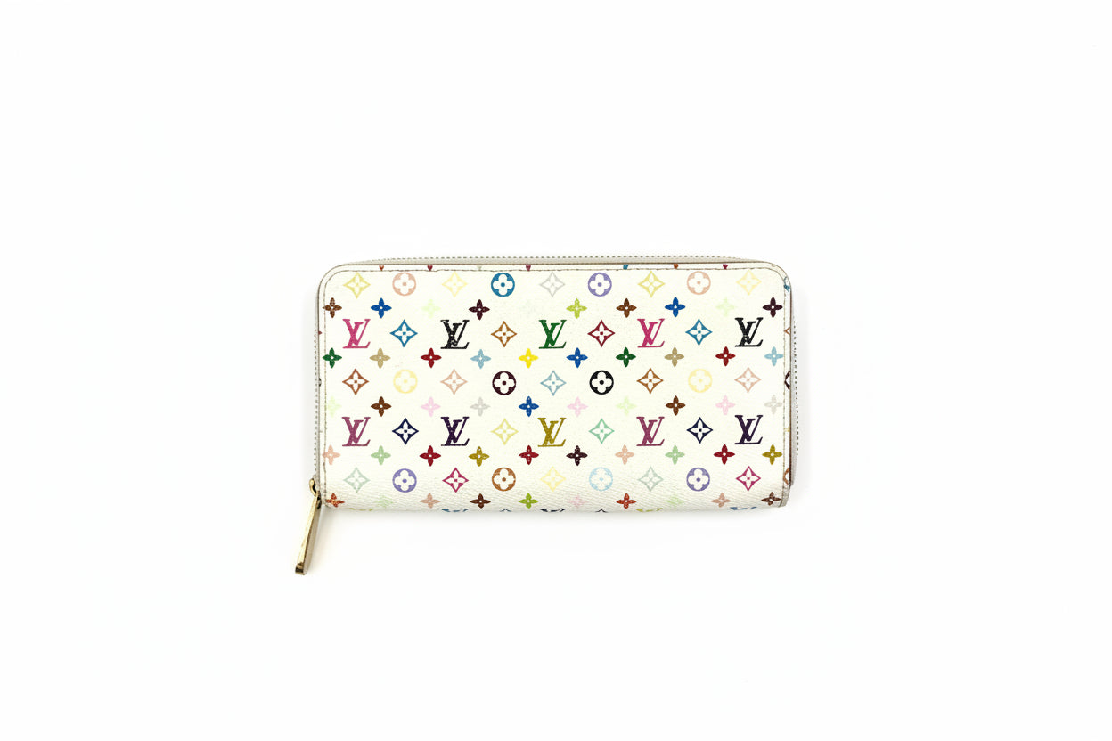 Pre-Owned Louis Vuitton Murakami Monogram Long Wallet - Authenticated