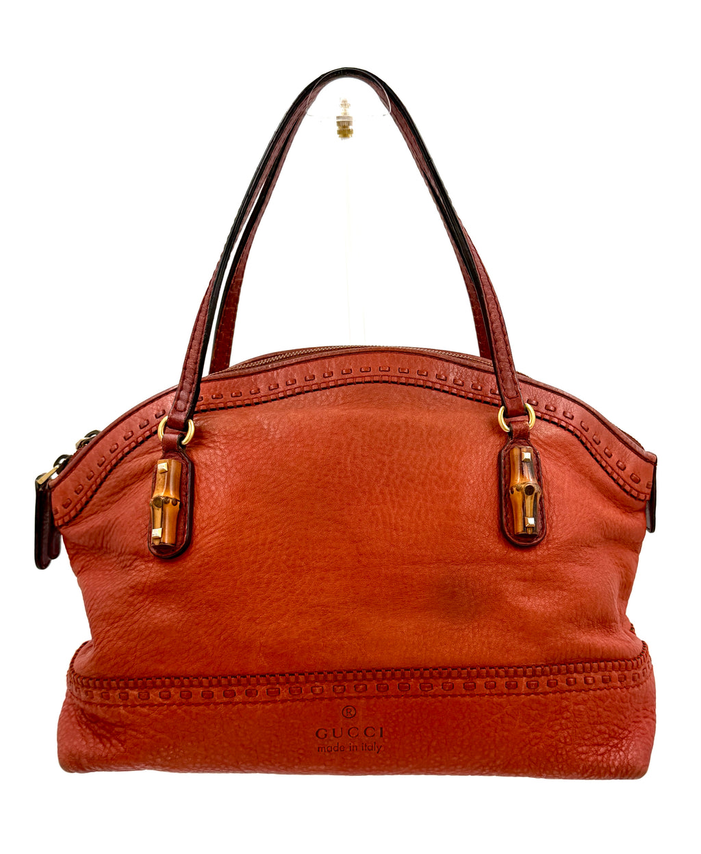 Pre-Owned Gucci Leather Laidback Crafty Top Handle Tote Bag - Authenticated