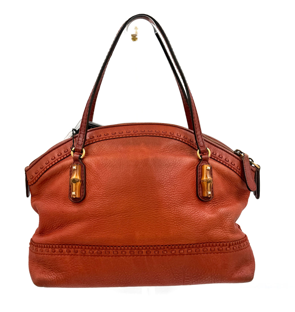 Pre-Owned Gucci Leather Laidback Crafty Top Handle Tote Bag - Authenticated