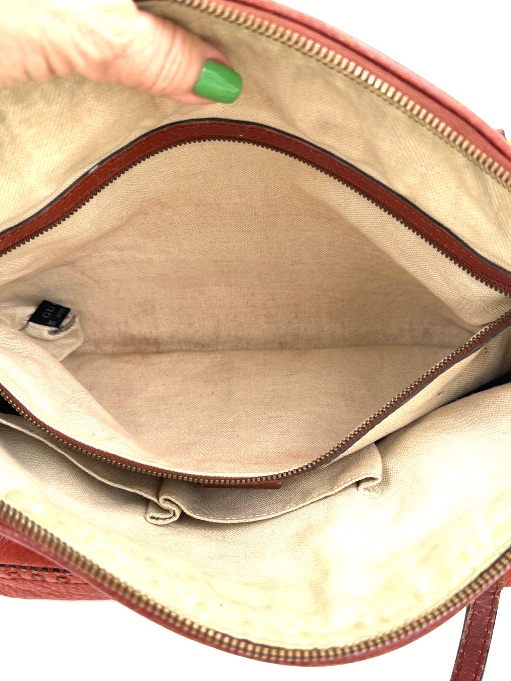 Pre-Owned Gucci Leather Laidback Crafty Top Handle Tote Bag - Authenticated