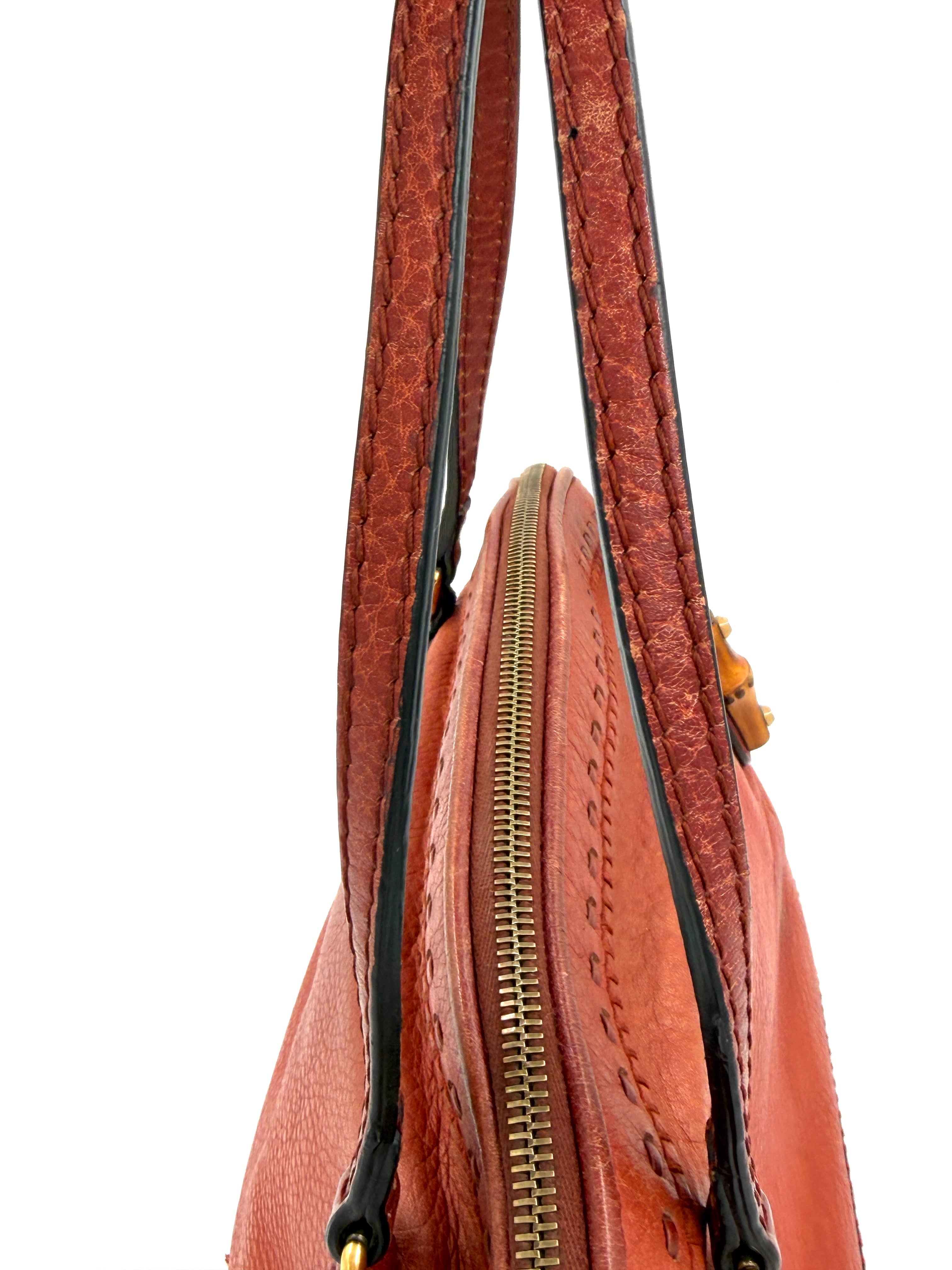Pre-Owned Gucci Leather Laidback Crafty Top Handle Tote Bag - Authenticated