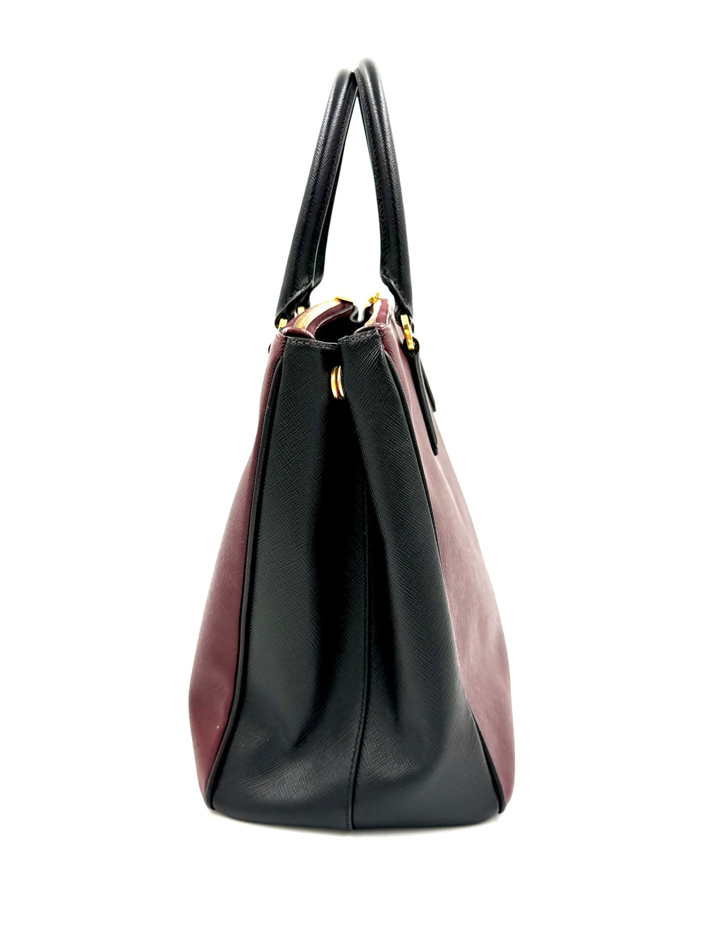 Pre-Owned Prada Saffiano Leather Galleria Double Zip Tote - Authenticated