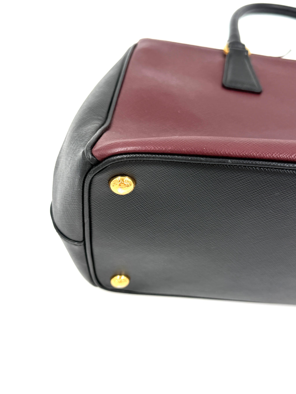 Pre-Owned Prada Saffiano Leather Galleria Double Zip Tote - Authenticated