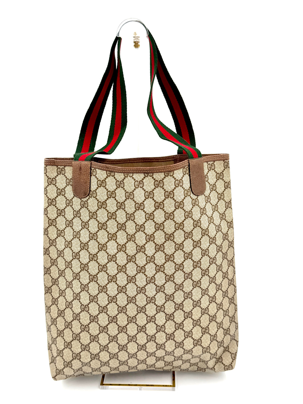 Pre-Owned Vintage Gucci GG Supreme Sherry Line Tote Monogram Canvas - Authenticated