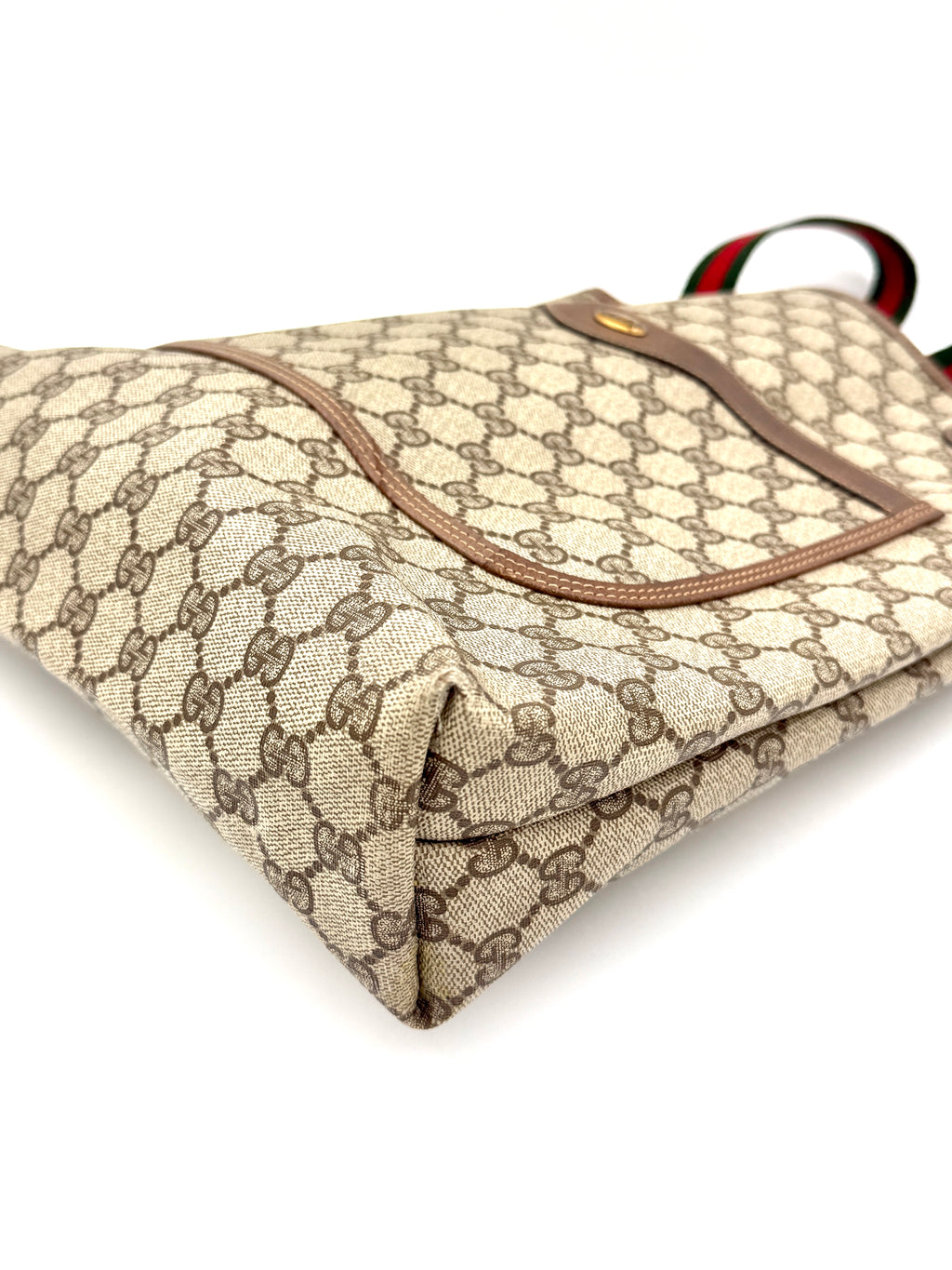 Pre-Owned Vintage Gucci GG Supreme Sherry Line Tote Monogram Canvas - Authenticated