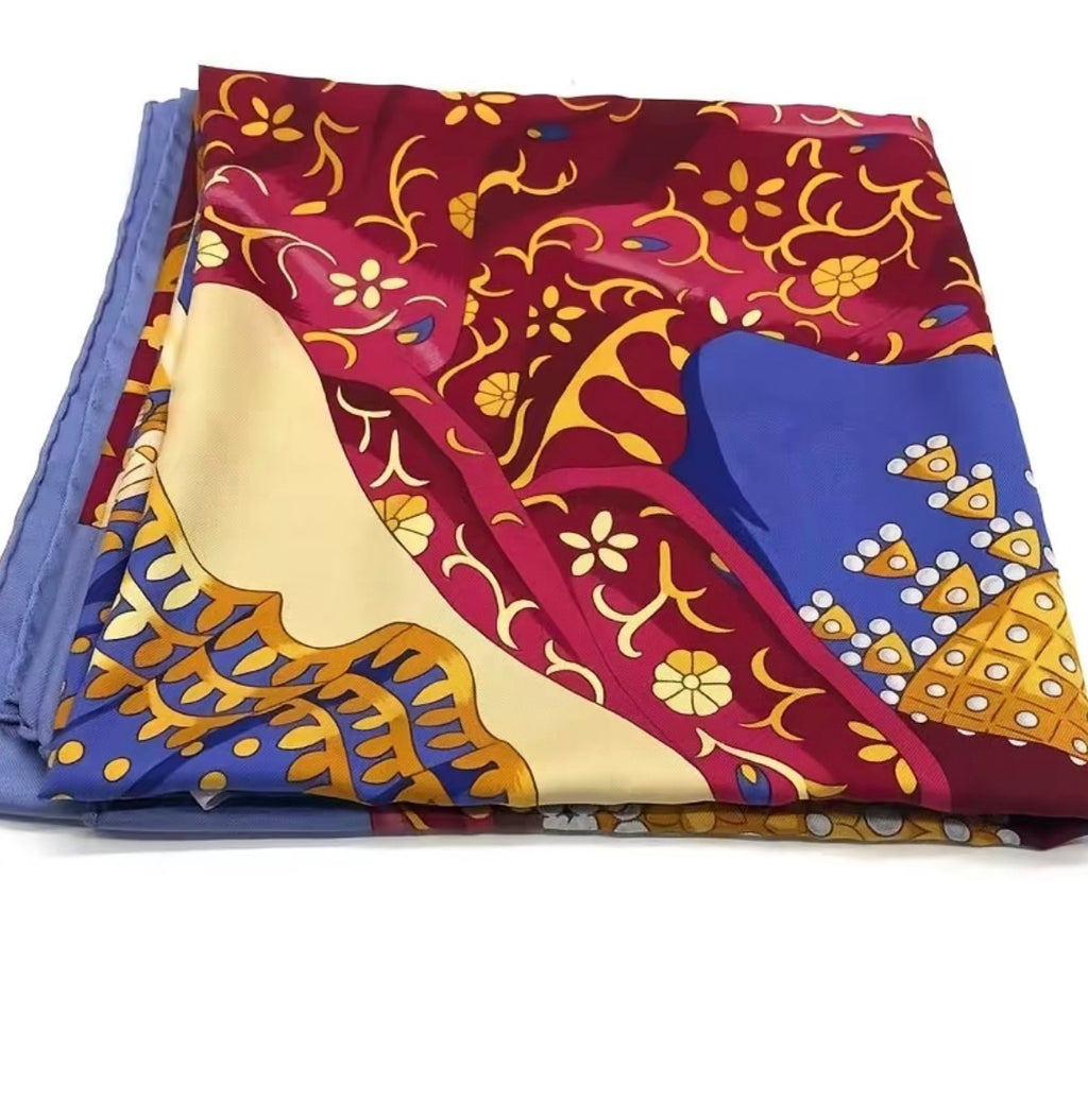 Pre-owned Hermès Splendeur des Maharajas 90cm Silk Scarf