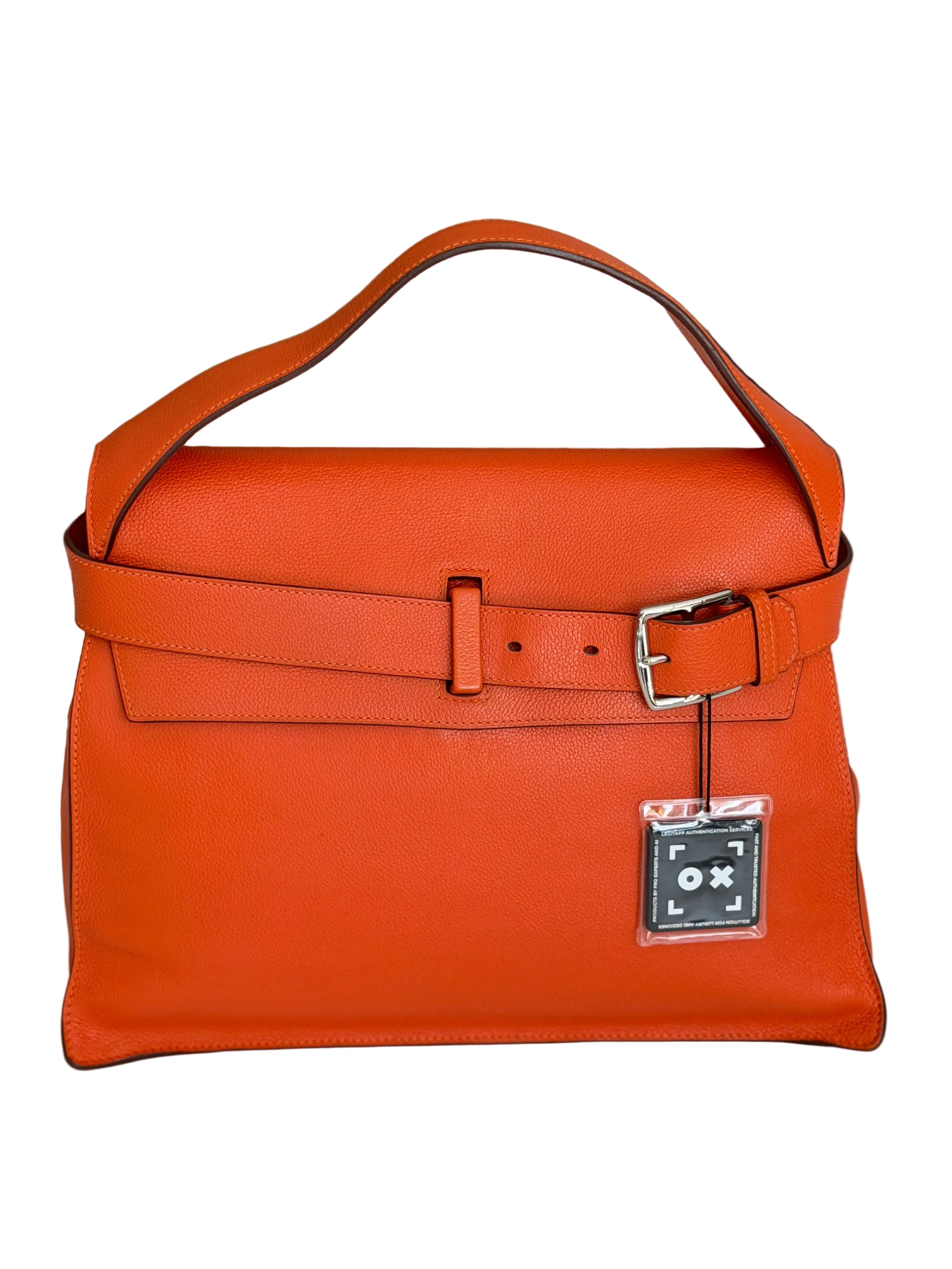 Pre-owned Hermès Evercolor Etribelt Bag Orange - Authenticated