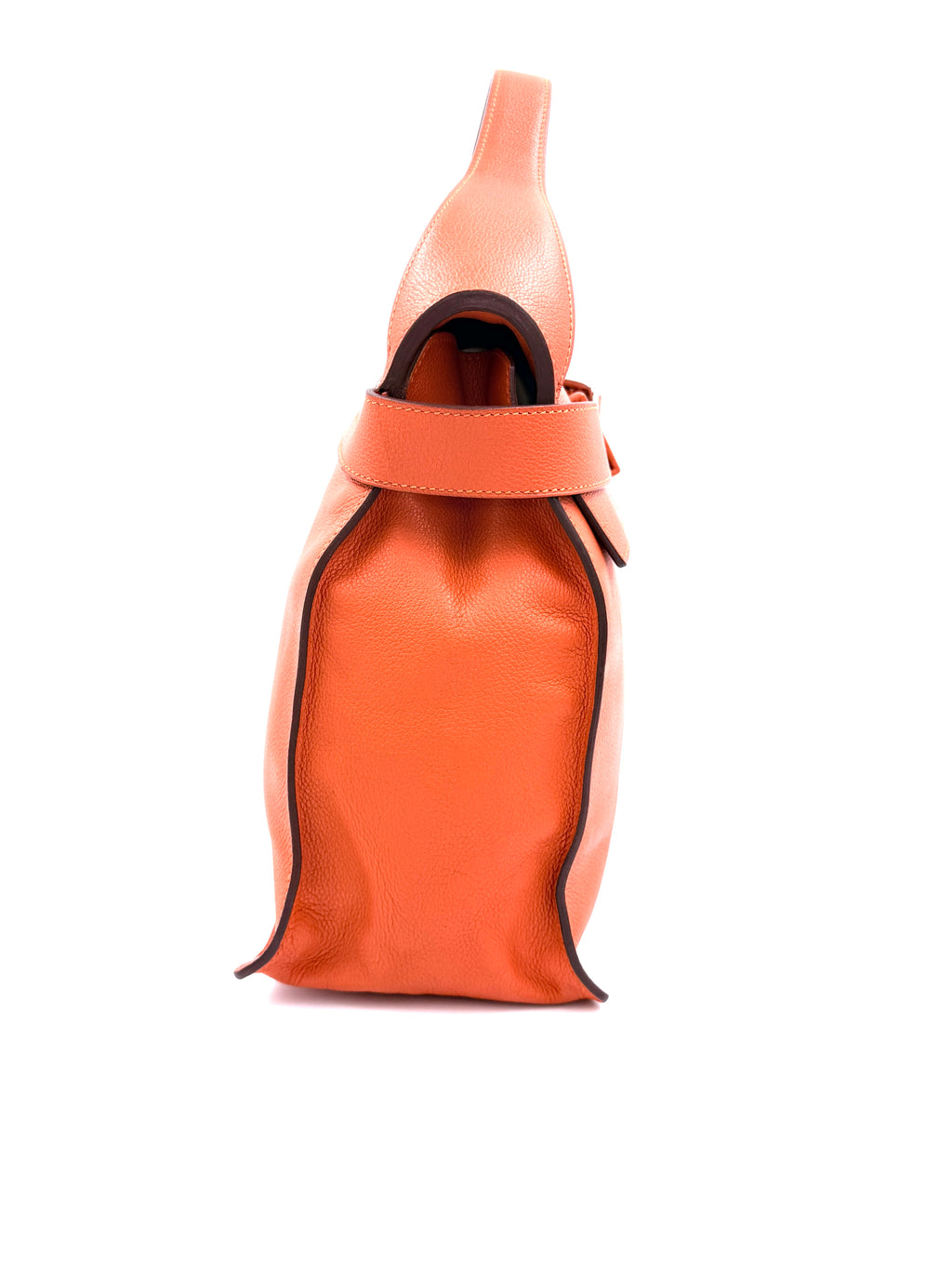 Pre-owned Hermès Evercolor Etribelt Bag Orange - Authenticated