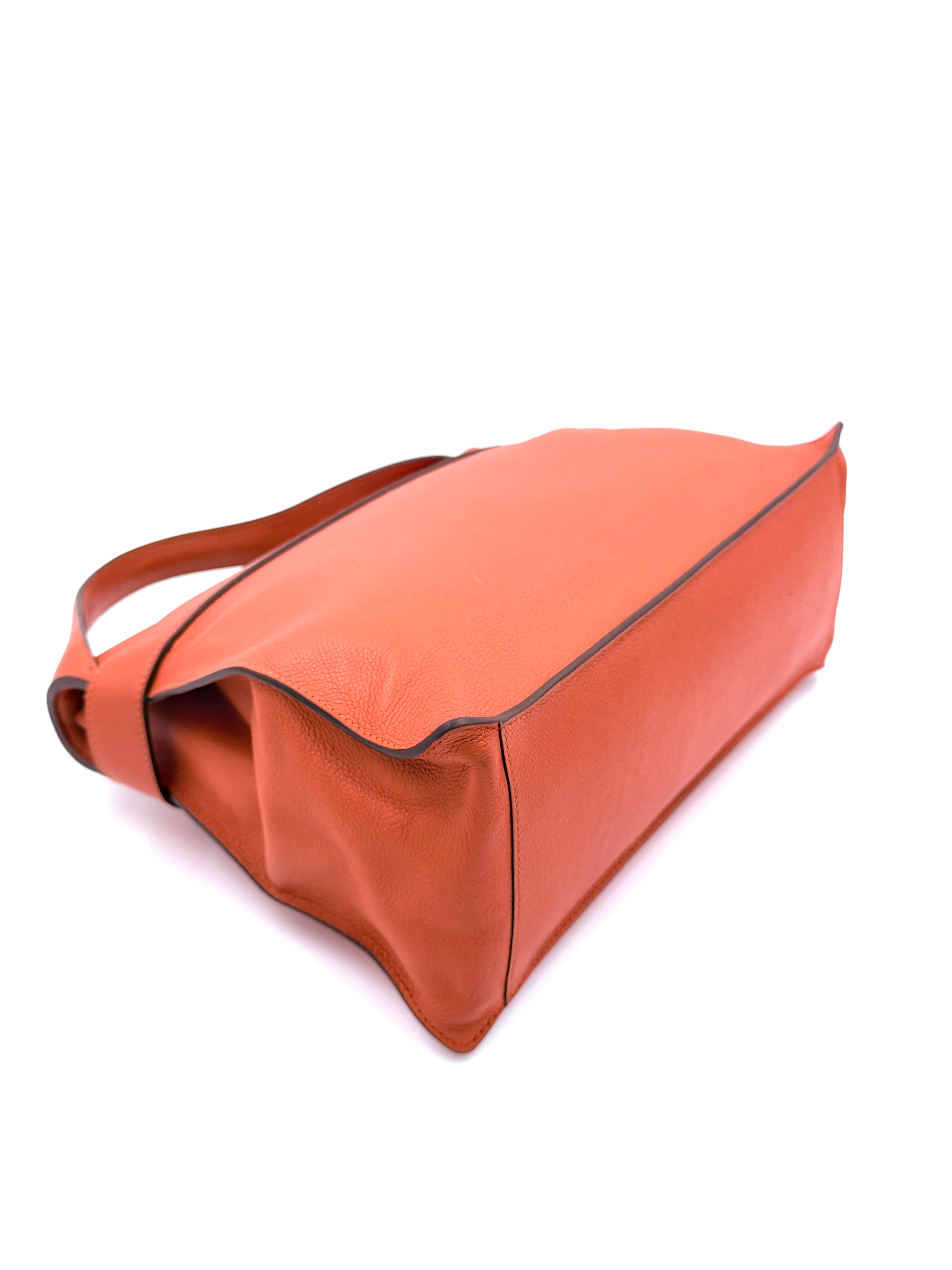 Pre-owned Hermès Evercolor Etribelt Bag Orange - Authenticated