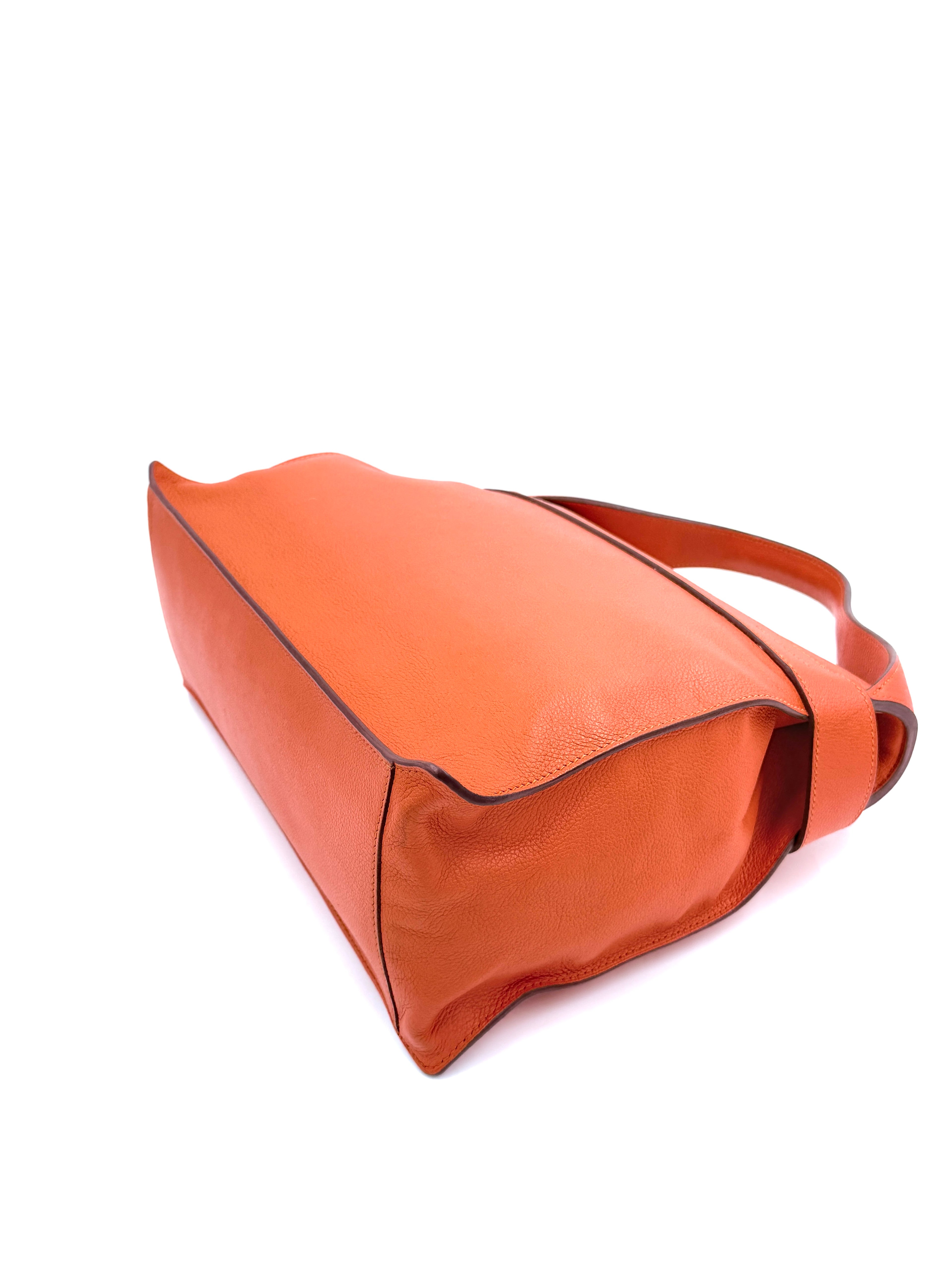 Pre-owned Hermès Evercolor Etribelt Bag Orange - Authenticated