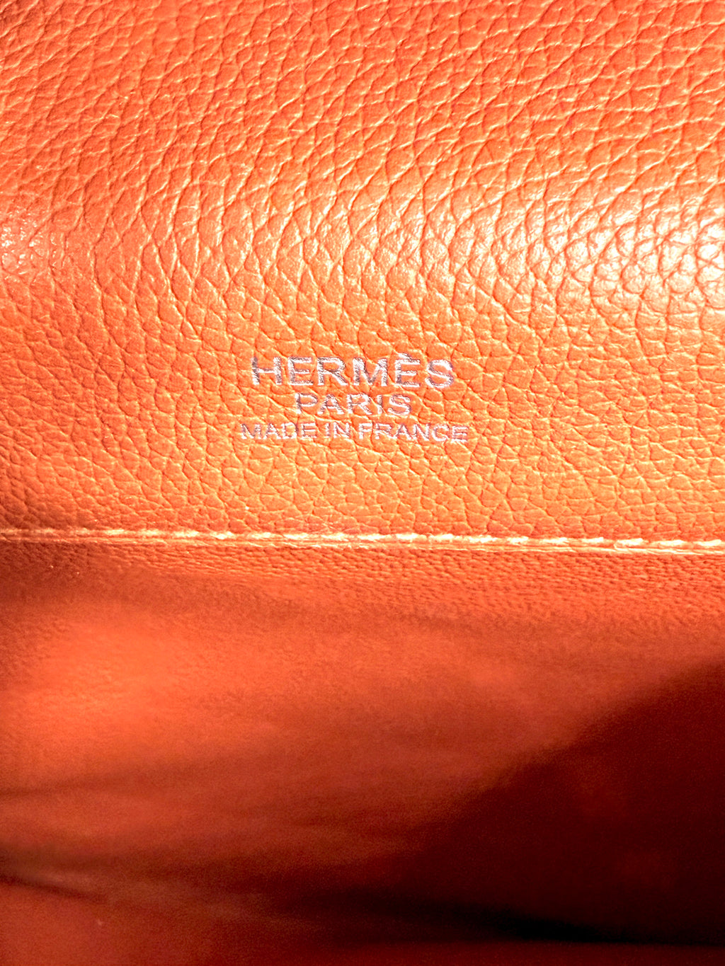Pre-owned Hermès Evercolor Etribelt Bag Orange - Authenticated