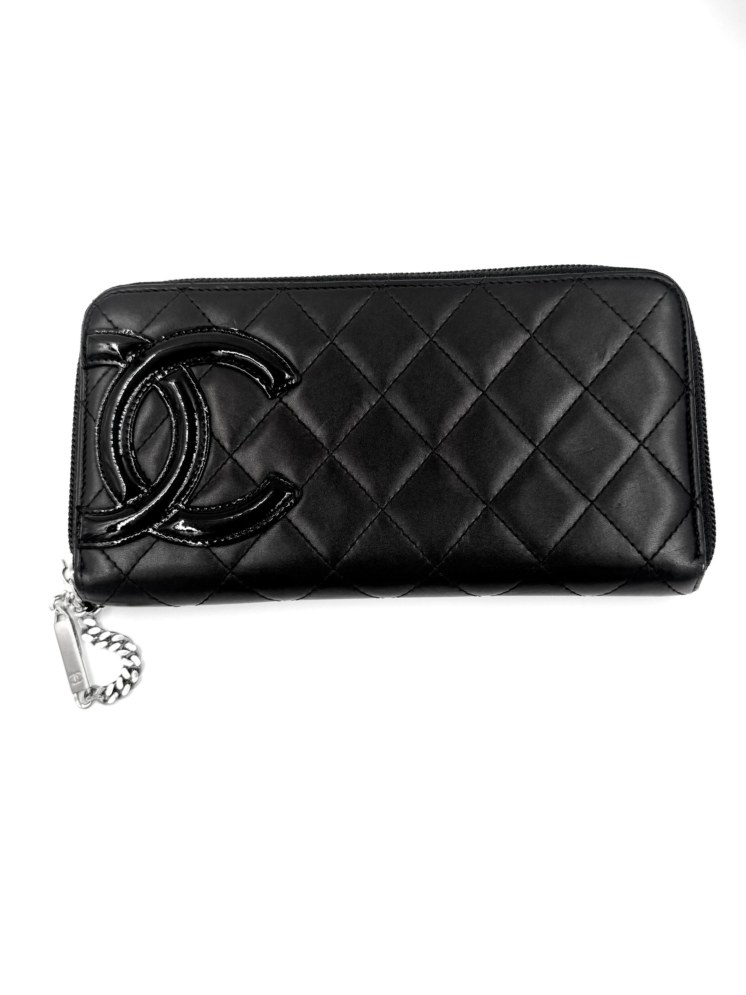Pre-Owned Chanel Cambon Zip Around Wallet - Authenticated